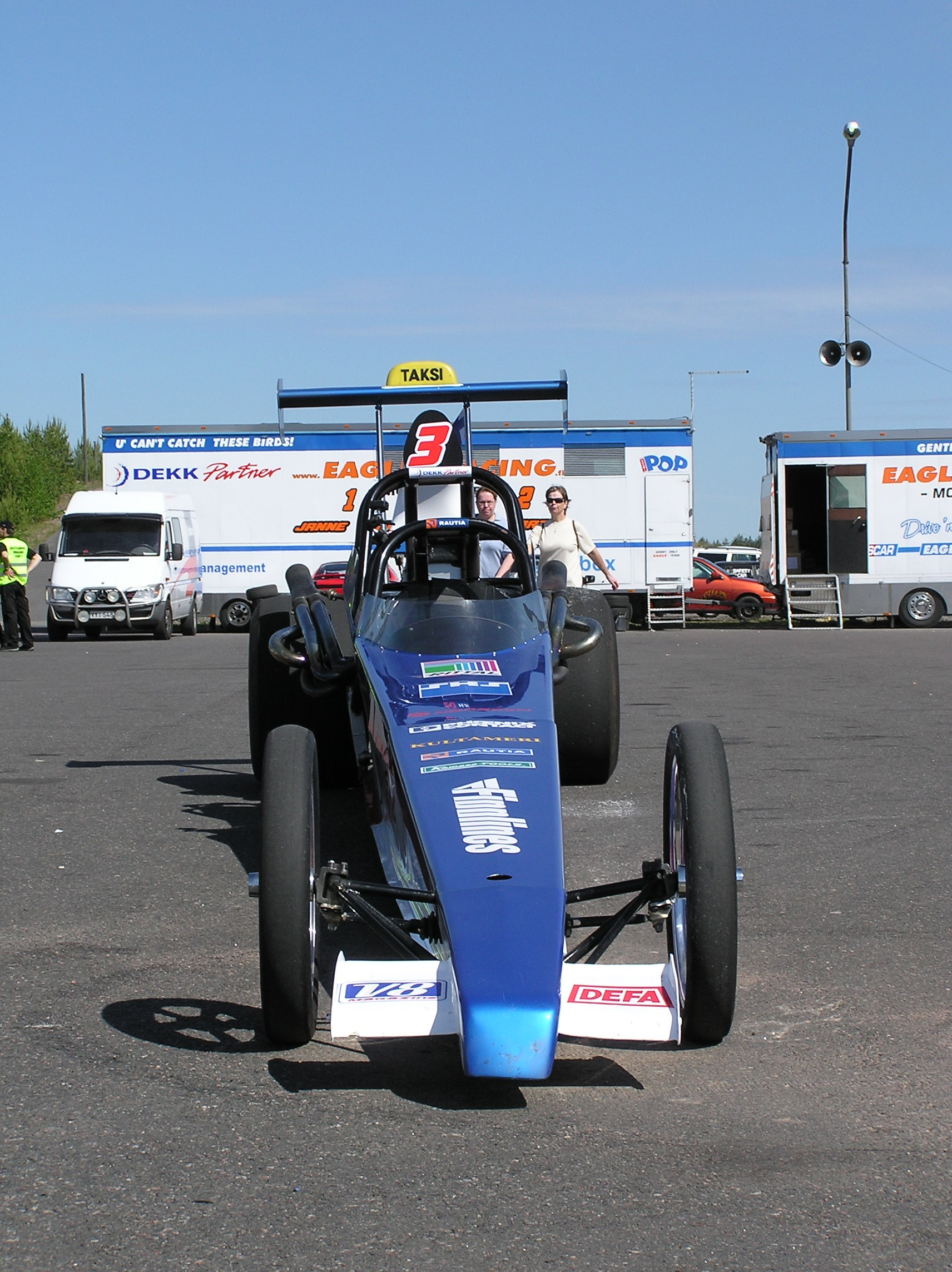 Radalle.com Ferrari Challenge 17.6.2006 Alastaro, Taxi-dragster