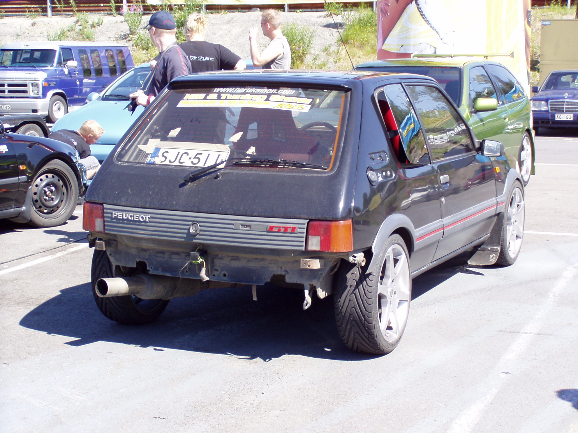 Radalle.com ratapÃ¤ivÃ¤ 1.7.2006 Ahvenisto, Peugeot 205 GTi