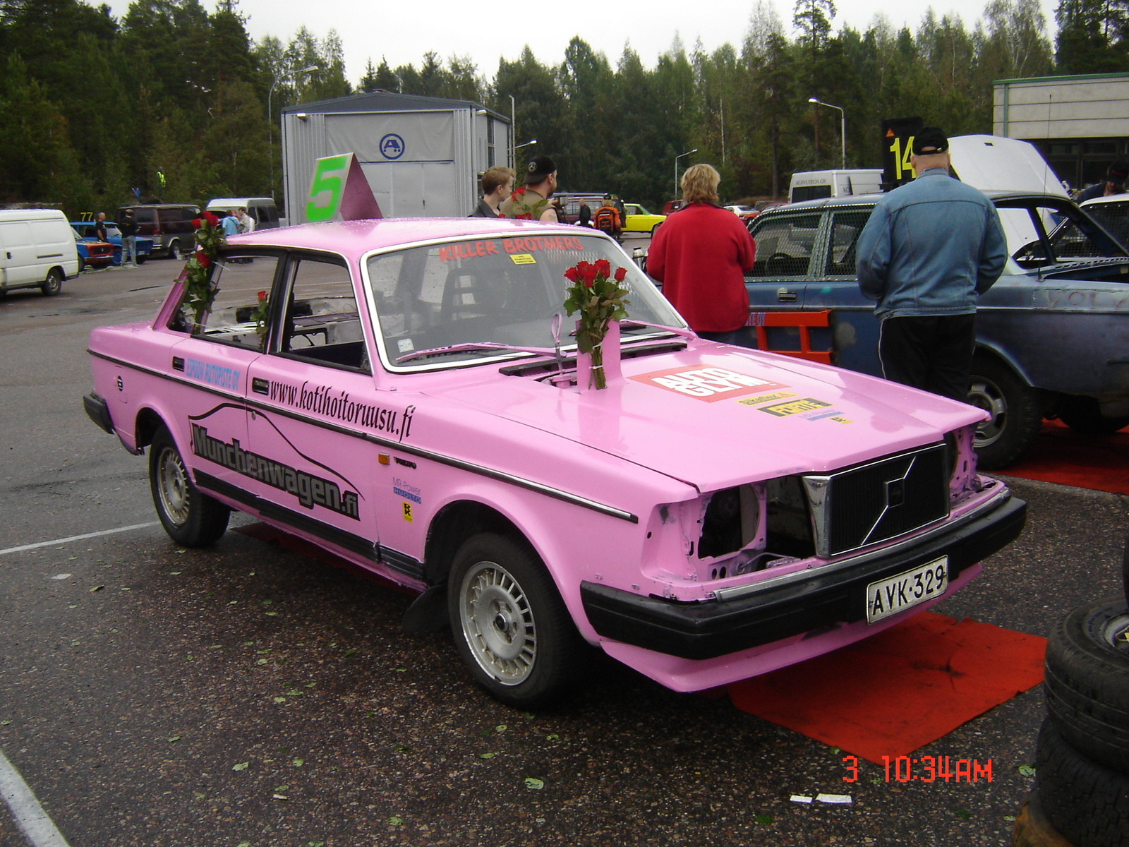 Romuralli 3.9.2006 Hakuninmaa, Pinkki Volvo