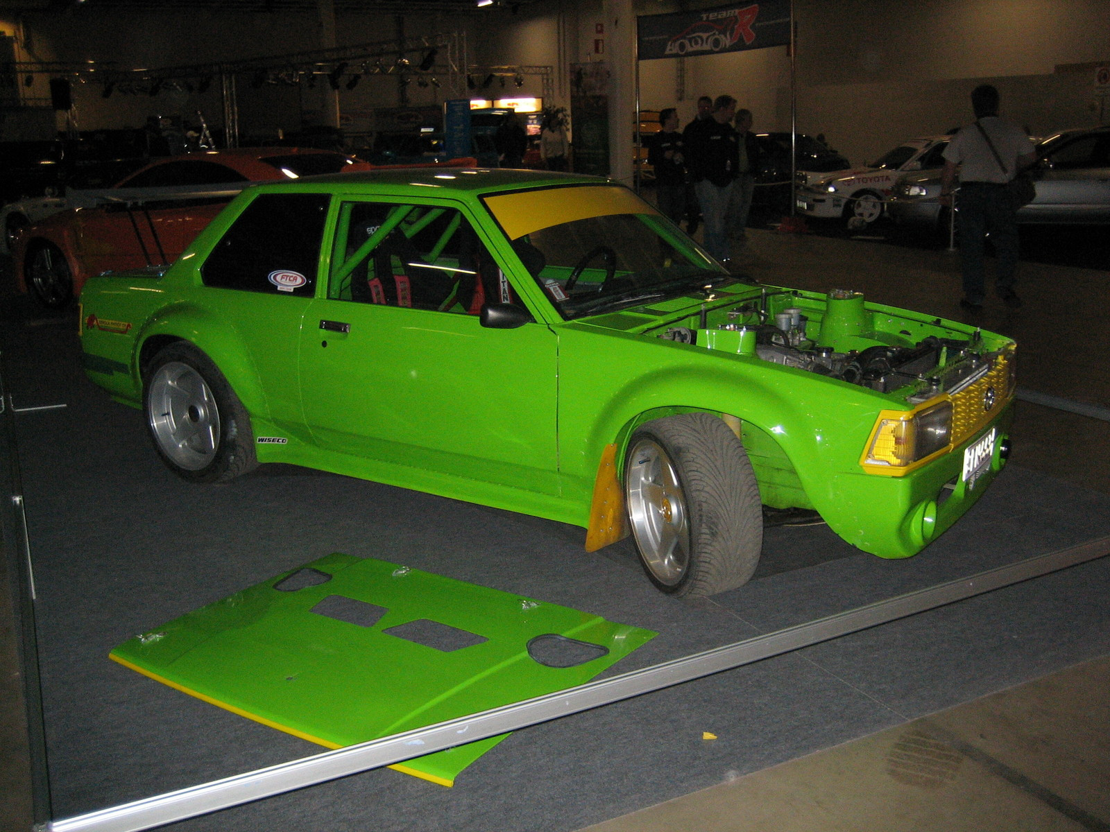 ACS 2007, American Car Show -07, Pasin vihreÃ¤ Corolla KE70 messuilla