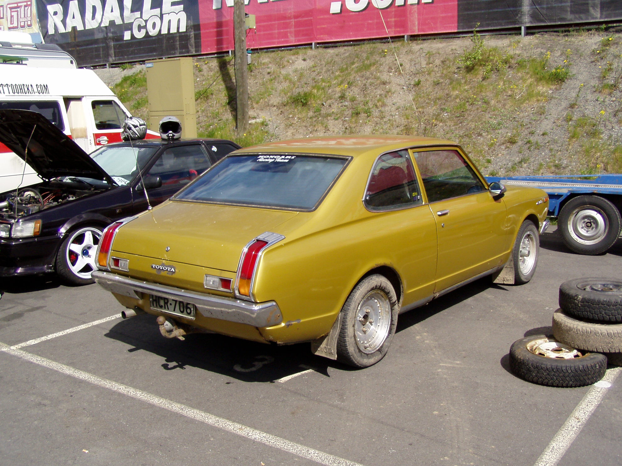 Radalle.com 17.5.2007 Ahvenisto, Toyota Carina pystylamppu