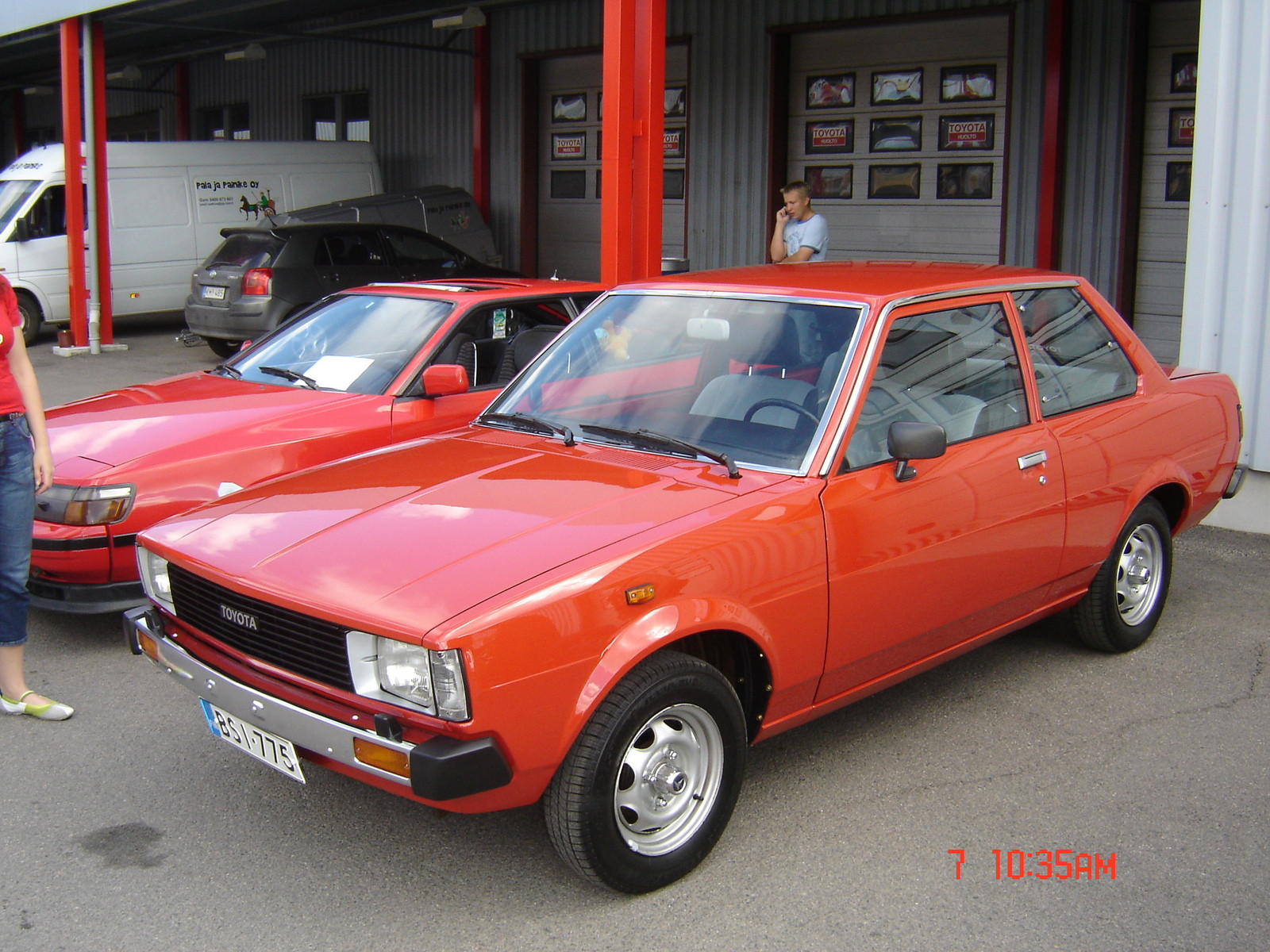 Toyota Meeting Lappeenranta 6-8.7.2007, Punainen Toyota Corolla DX KE70