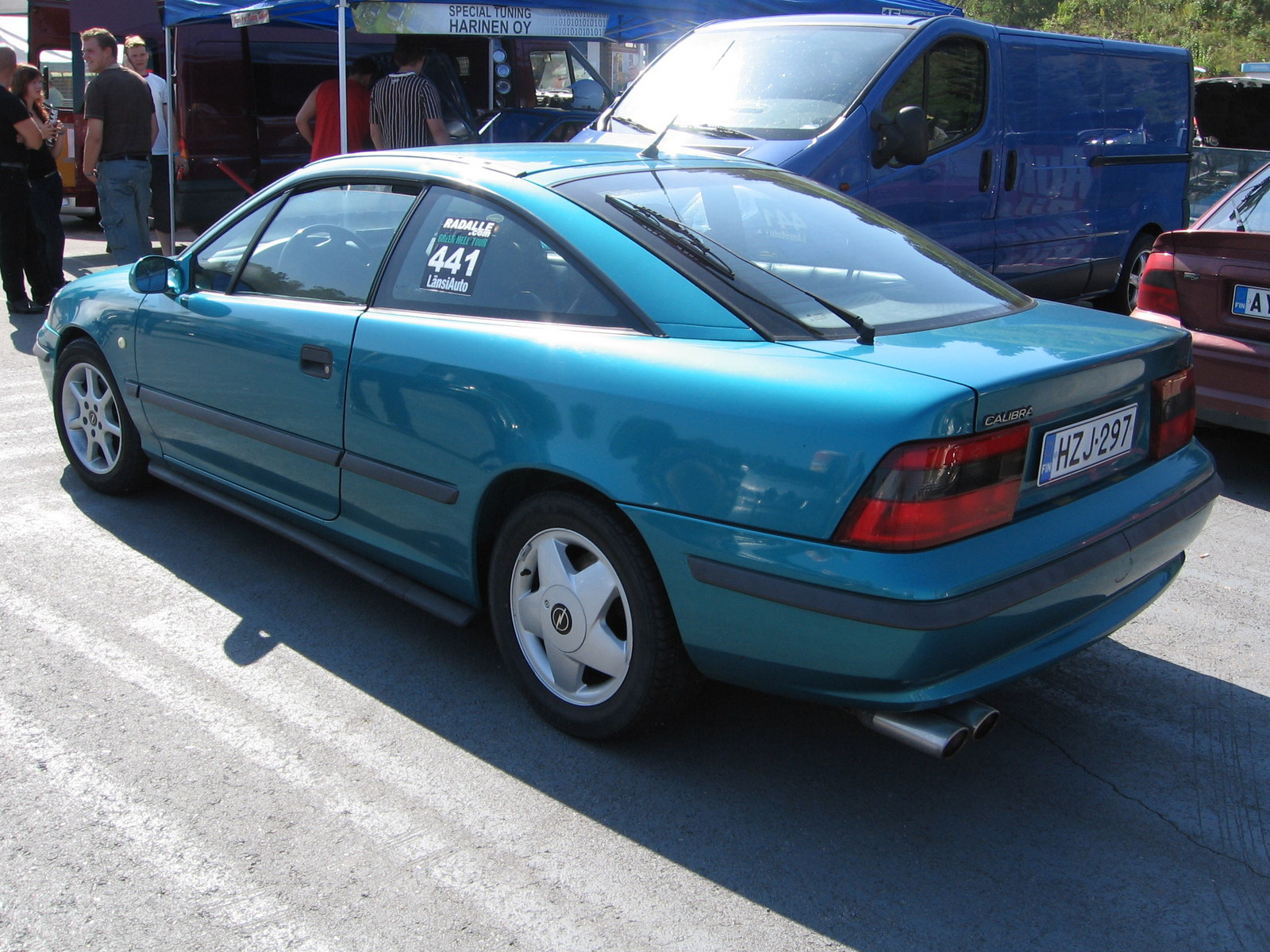 Radalle.com Ahvenisto 11.8.2007, Opel Calibra Coupe 2.5L V6 1994