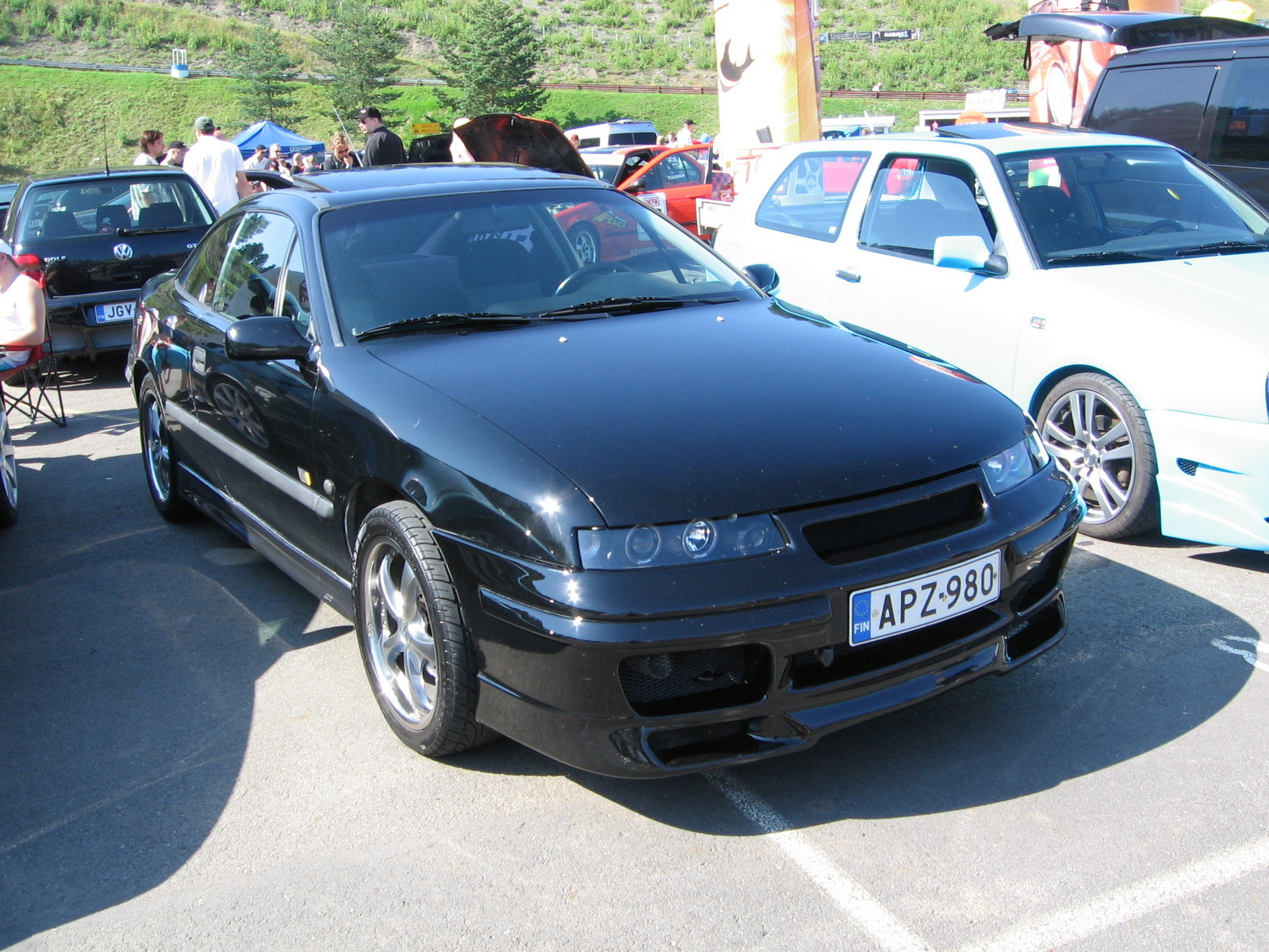 Radalle.com Ahvenisto 11.8.2007, Opel Calibra Coupe 2.0l 16v A 1996