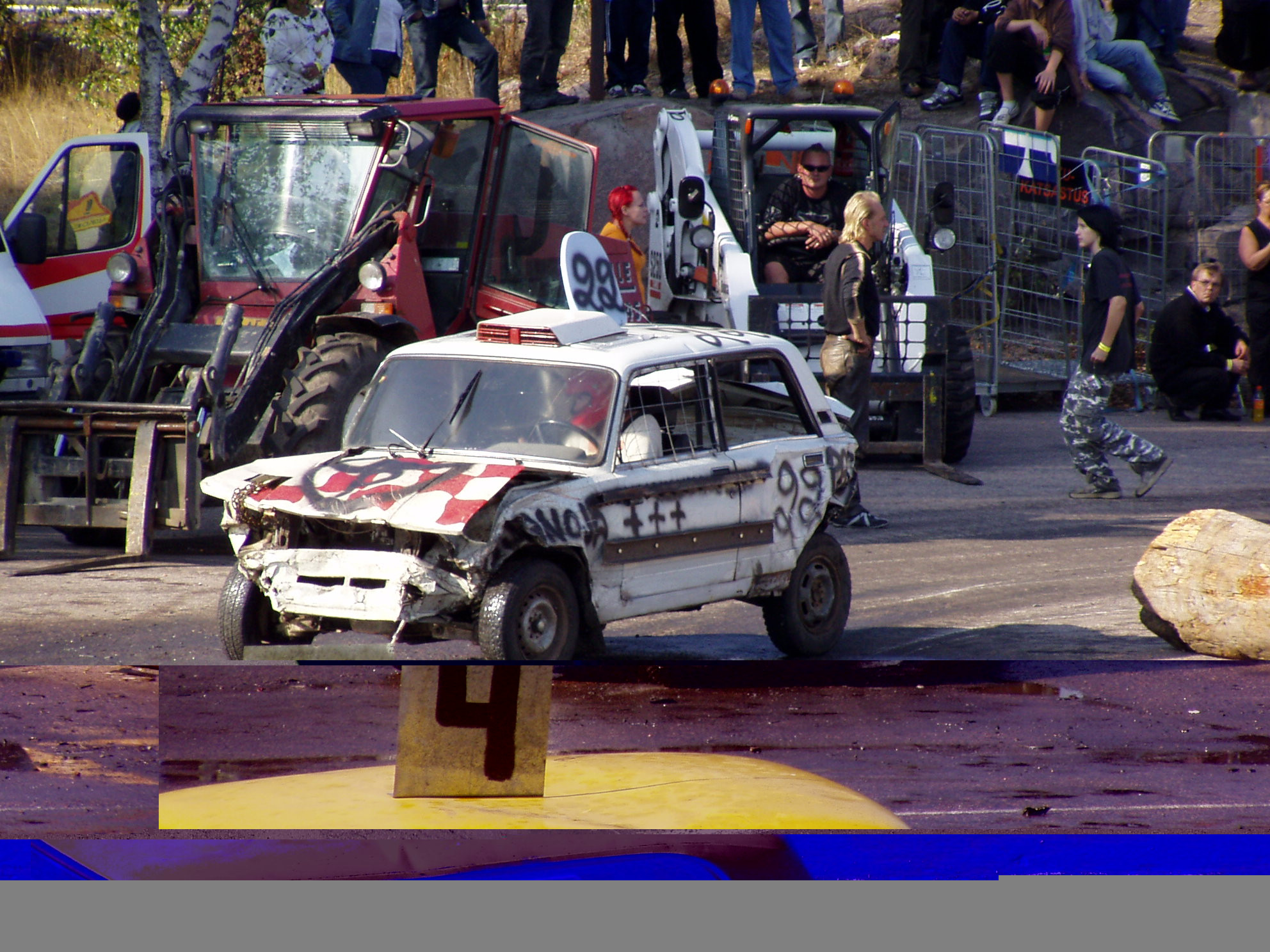 Romuralli Helsinki 2.9.2007, Police