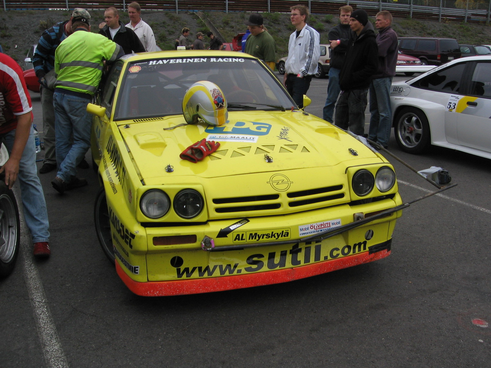 Radalle.com Ahvenisto 29.09.2007, Keltainen Opel Manta Haverinen Racing