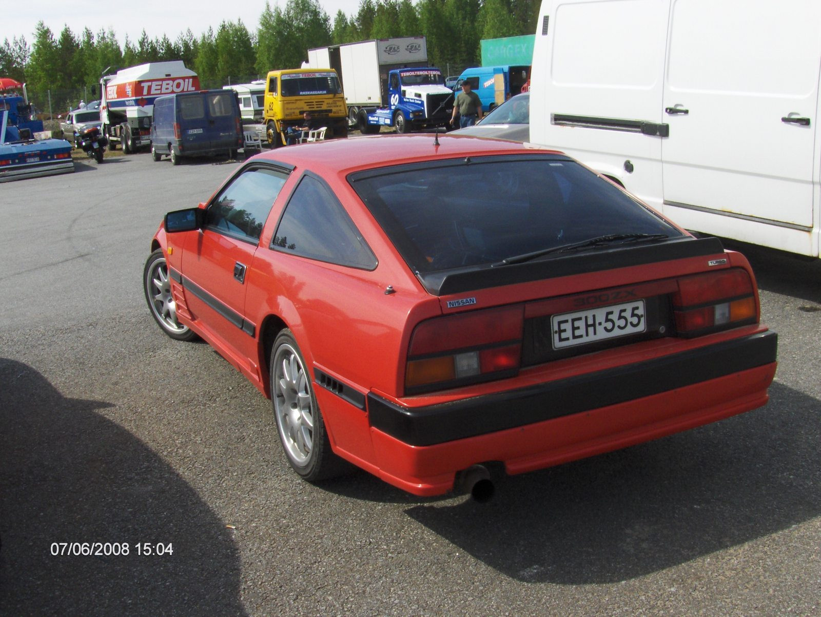 Radalle.com Kemora 7.6.2008, Nissan 300ZX Turbo Punainen