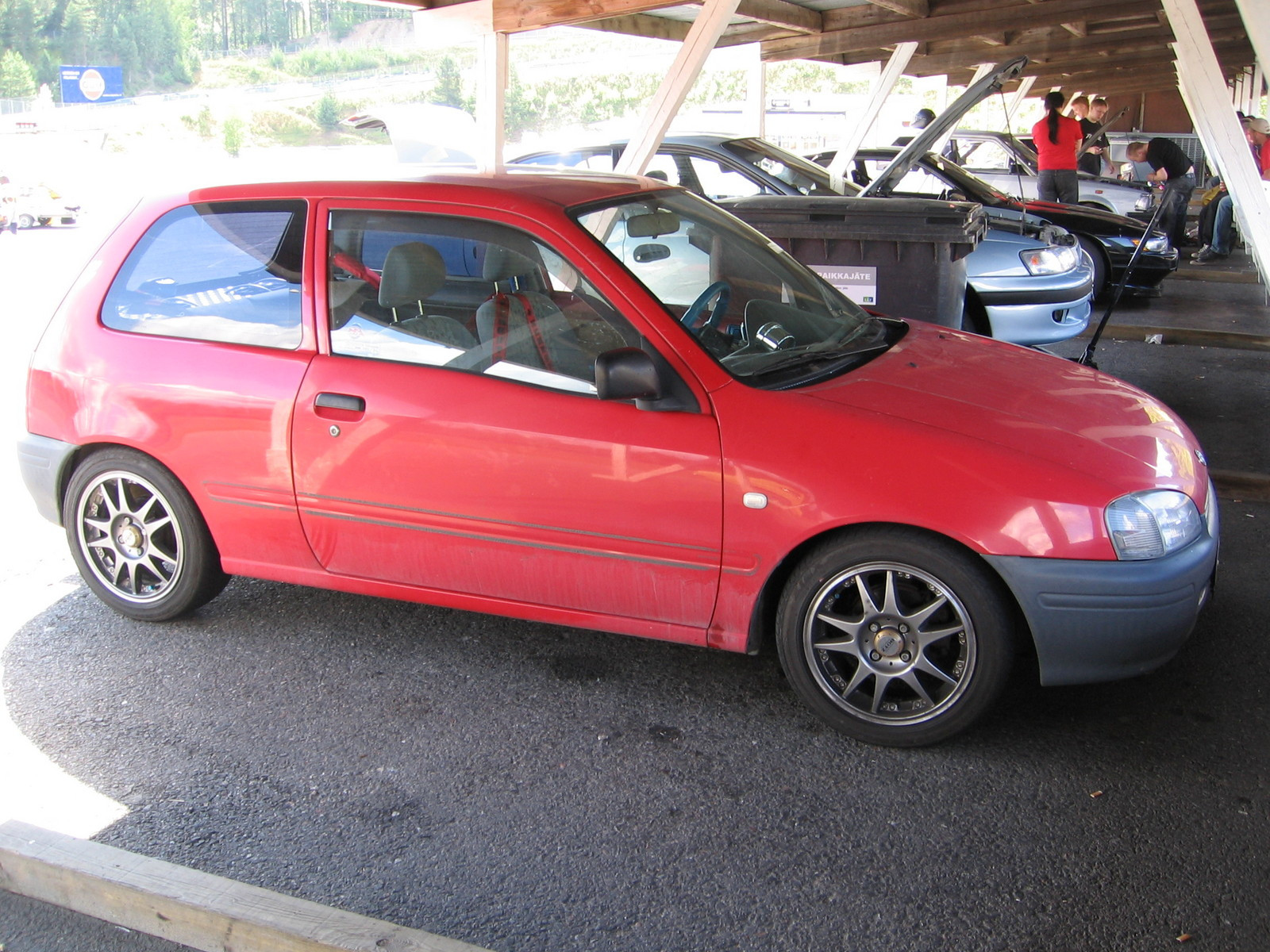 Fintoys ratapÃ¤ivÃ¤ Ahvenisto 2.8.2008, Punainen P9 Toyota Starlet
