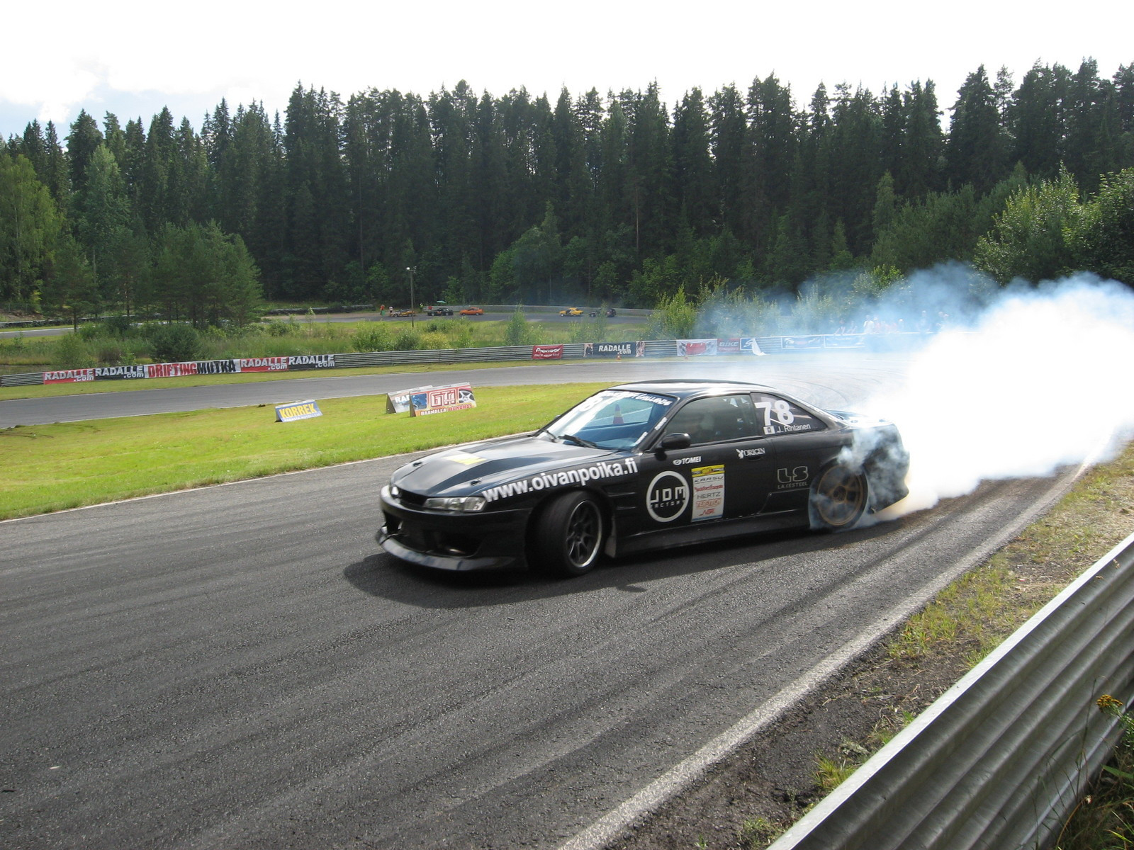 Radalle.com Ahvenisto 10.8.2008, Nissan 200SX Drifter, Juha Rintanen,