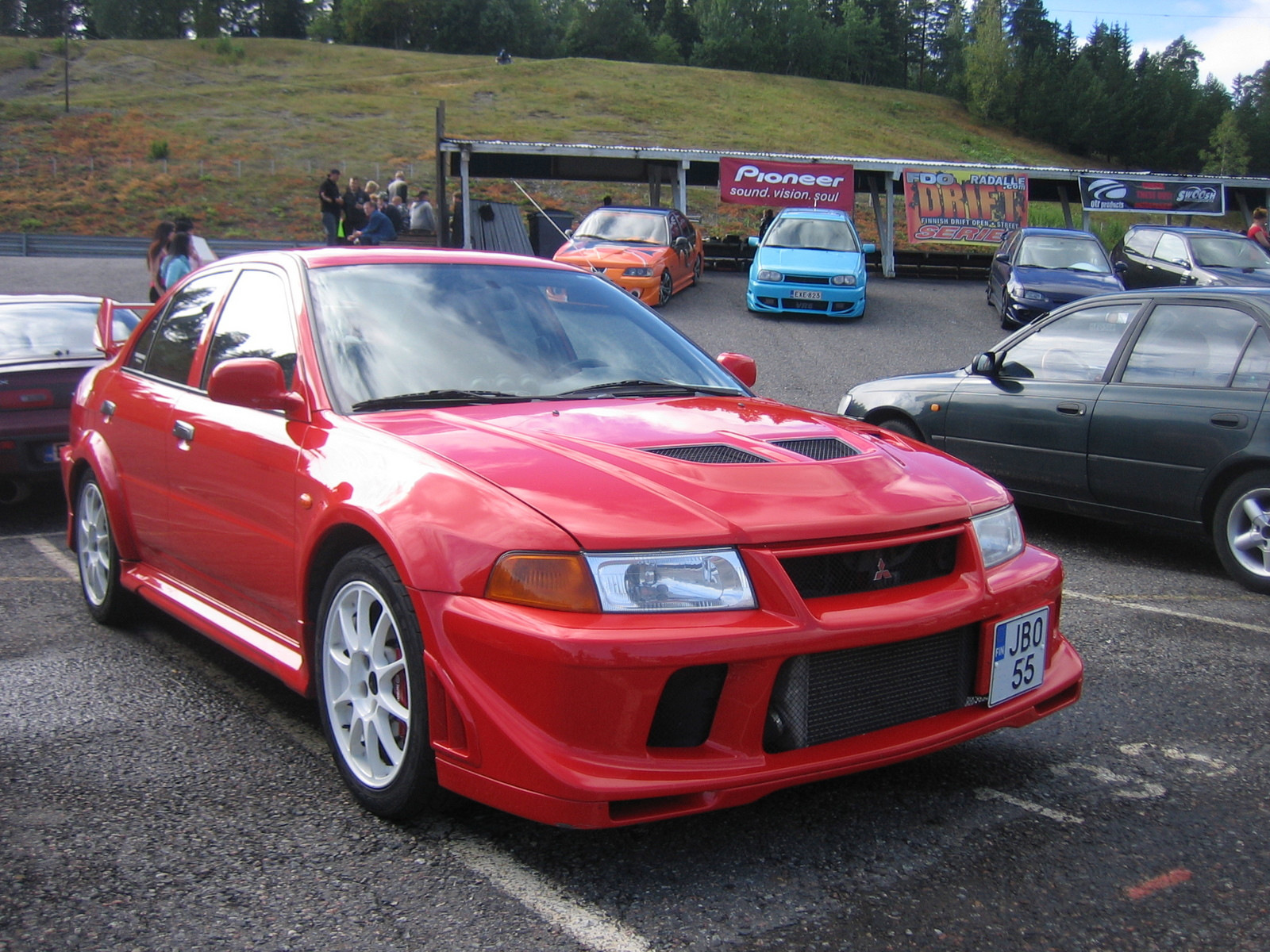 Radalle.com Ahvenisto 9.8.2008, Mitsubishi Lancer Evolution VI