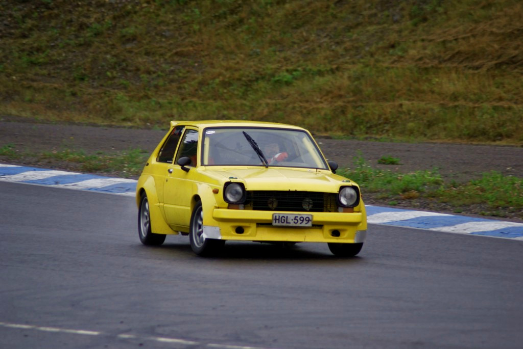 Radalle.com Ahvenisto 9.8.2008, Toyota Starlet, keltainen