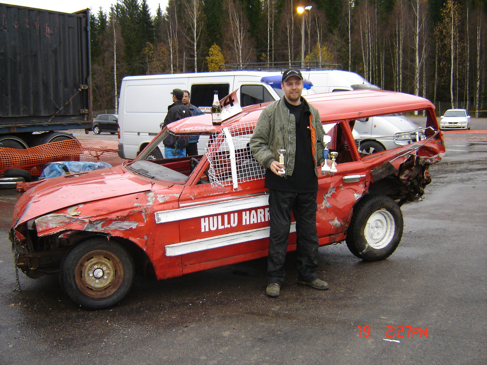 Romuralli 19.10.2008 Lahti, 3 pokaalia, finaalin 6.s, yleisÃ¶n suosikki ja show car