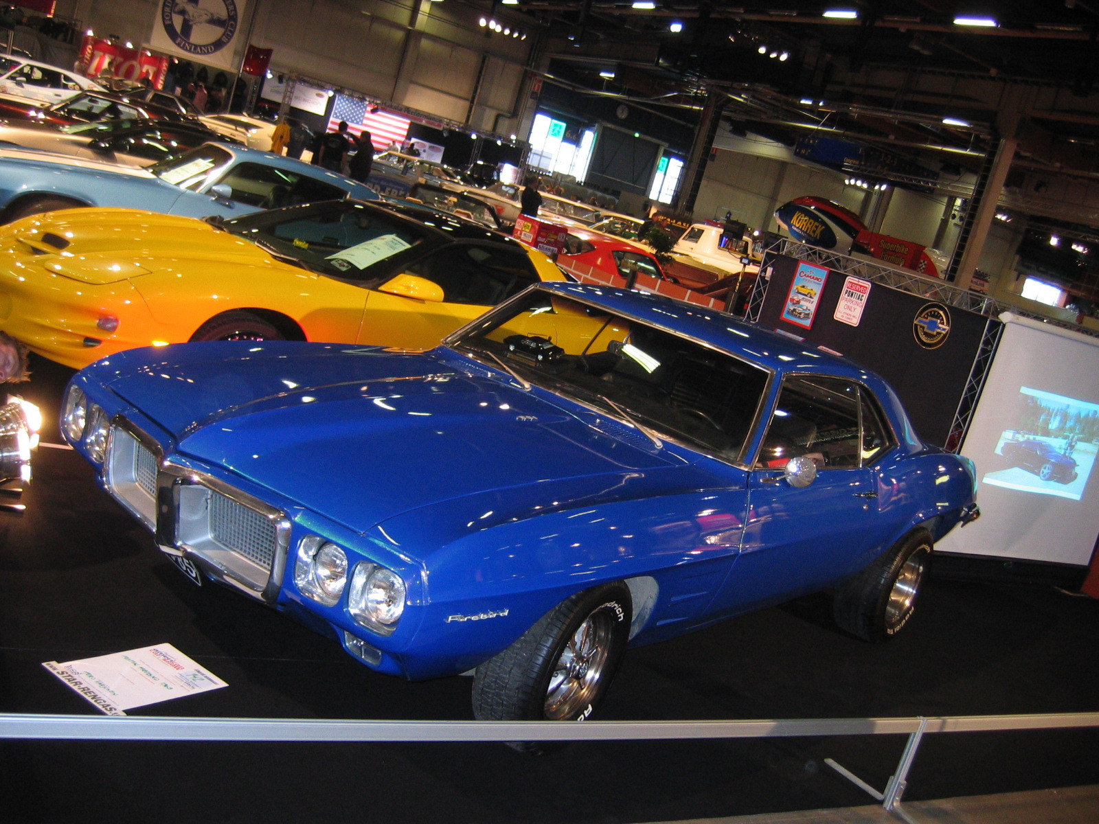 ACS 10.04.2009, American Car Show, Sininen Firebird