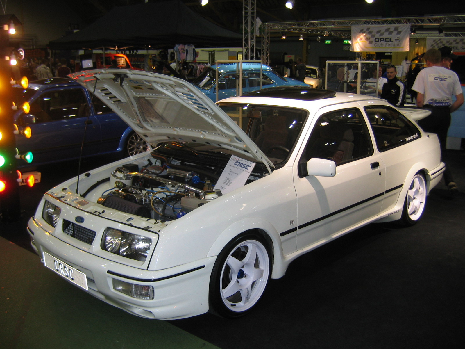 Hot Rod & Rock Show 2009, Valkoinen Ford Sierra