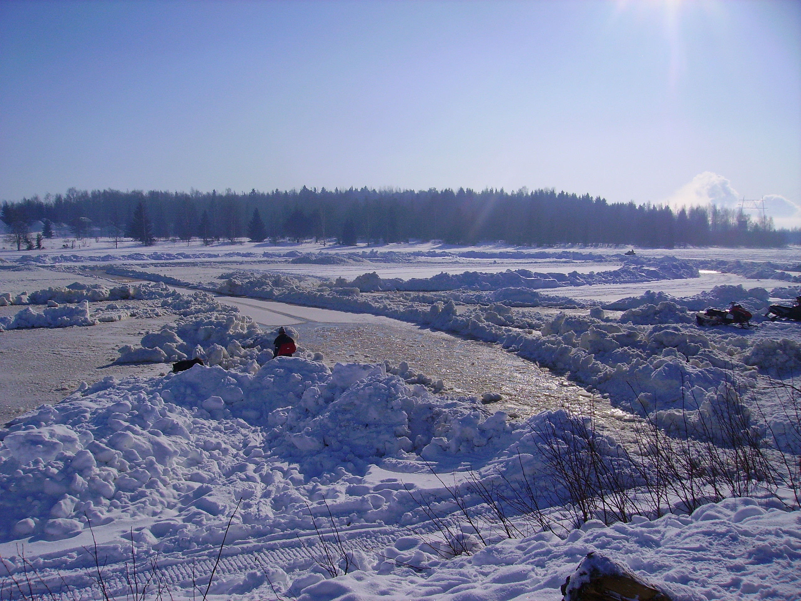 Radalle.com Keminmaa 13.3.2010, radan piti olla jÃ¤Ã¤llÃ¤ mutta jÃ¤Ã¤n pÃ¤Ã¤llÃ¤ oli 15-20 cm vettÃ¤
