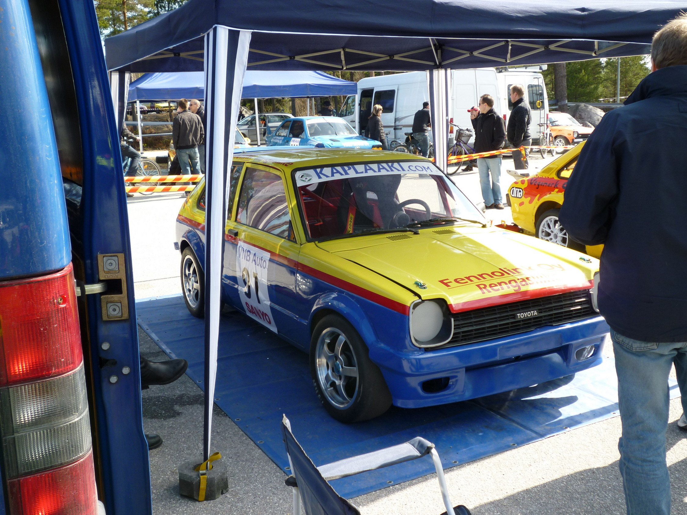 Future rallisprint HorsbÃ¤ck 25.04.2010, Toyota Starlet kilpa-auto