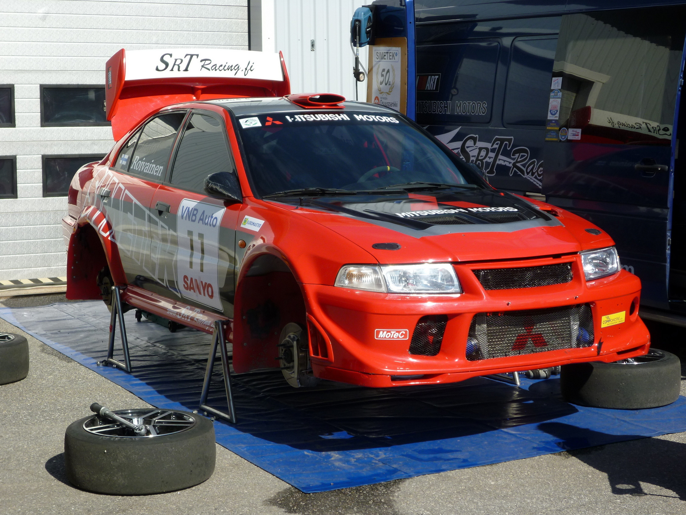 Future rallisprint HorsbÃ¤ck 25.04.2010, Mitsubishi Lancer Evolution