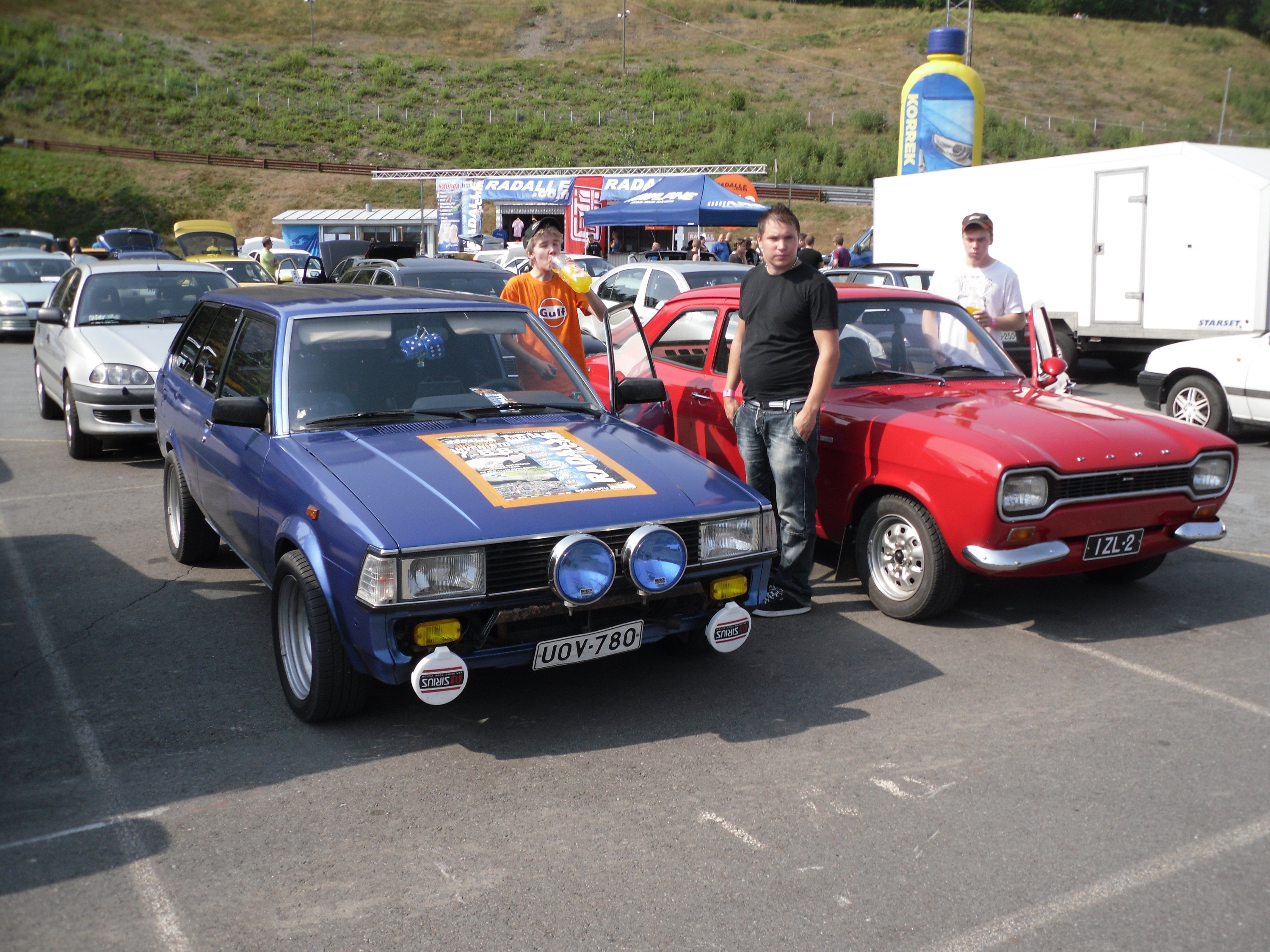 Radalle.com Ahvenisto 7.8.2010, Timeattack -kilpailupÃ¤ivÃ¤, Klassikoita, DX-Corolla ja MK1 Escort