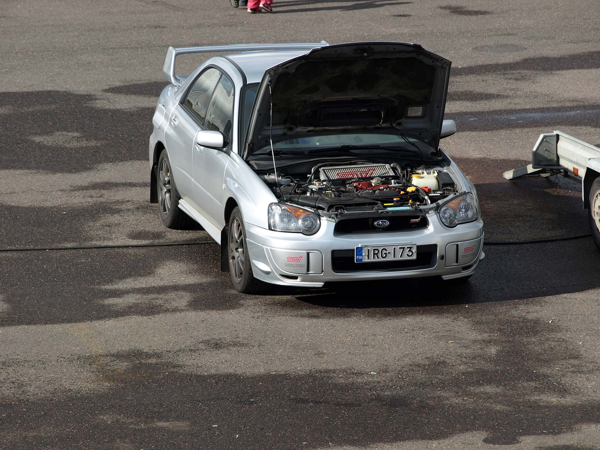 Fintoys Alastaro 18.9.2010 ratapÃ¤ivÃ¤, Subarun jÃ¤Ã¤hdyttelyÃ¤?