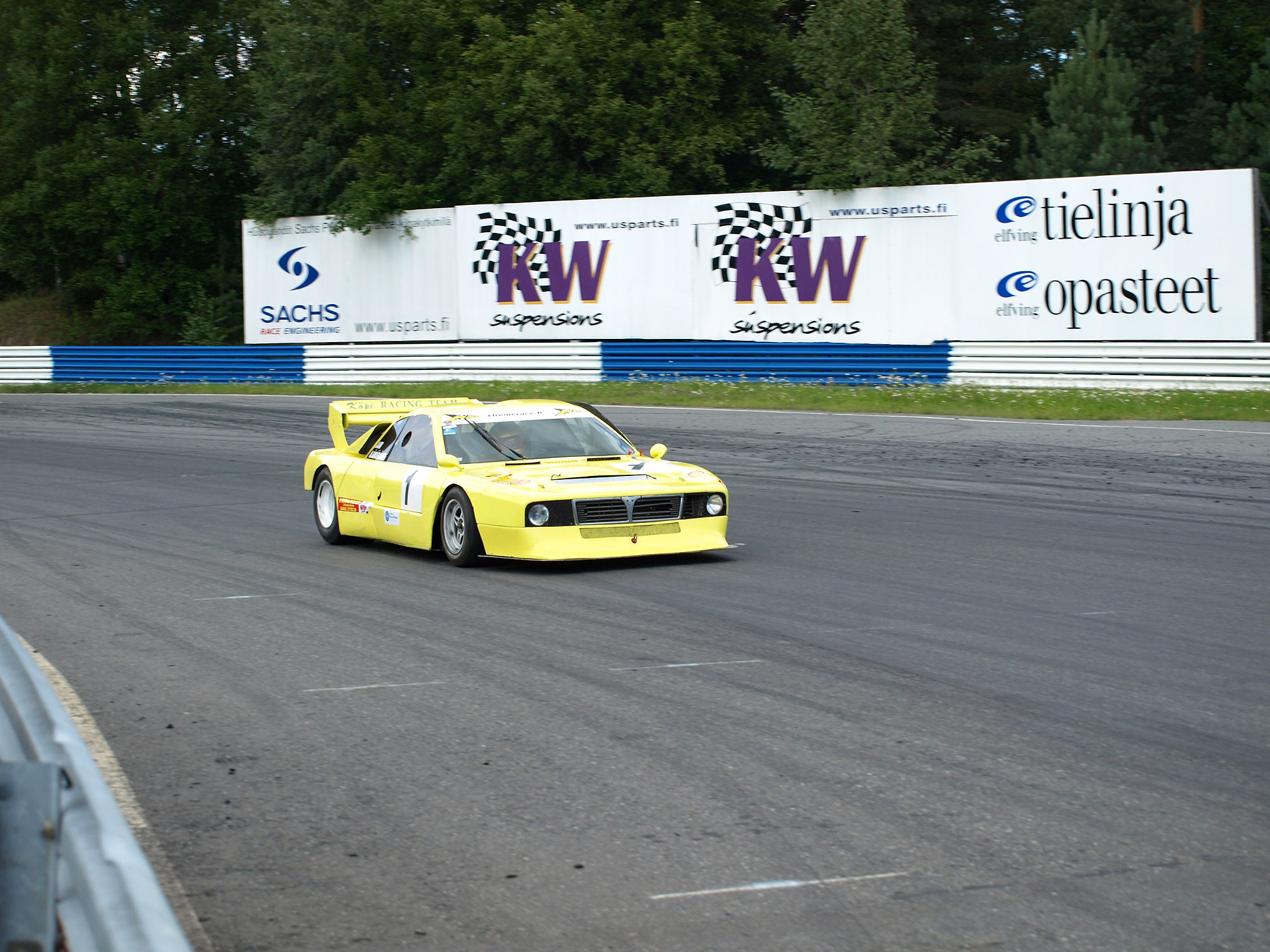 Radalle.com Ahvenisto 13.8.2011, Timeattack -kilpailu, Lancia 037 radalla. Jari KÃ¤mÃ¤rÃ¤inen