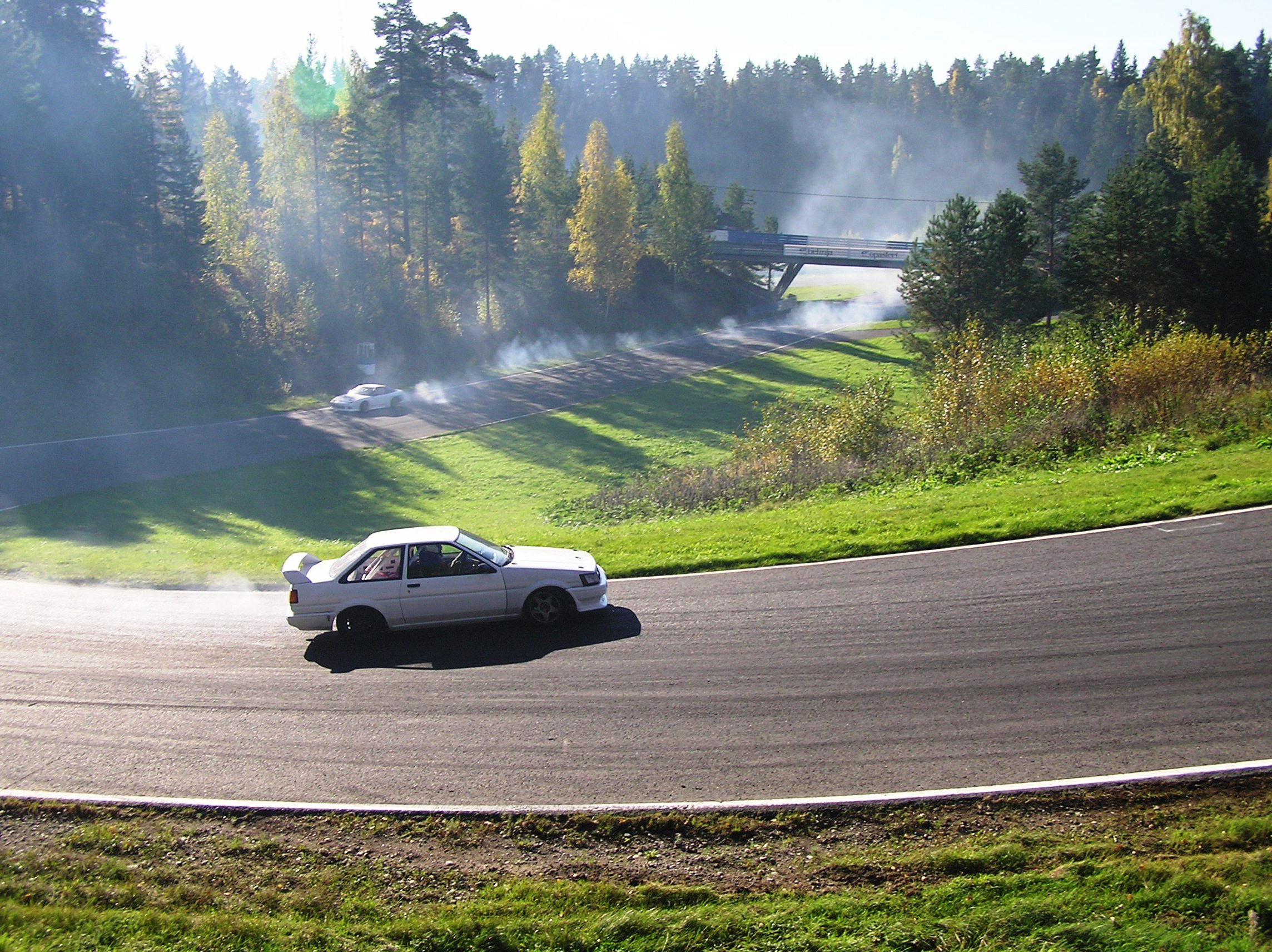 Radalle.com Finals Ahvenisto 1.10.2011, Timeattack OMT, Valkoinen GT-Corolla AE86