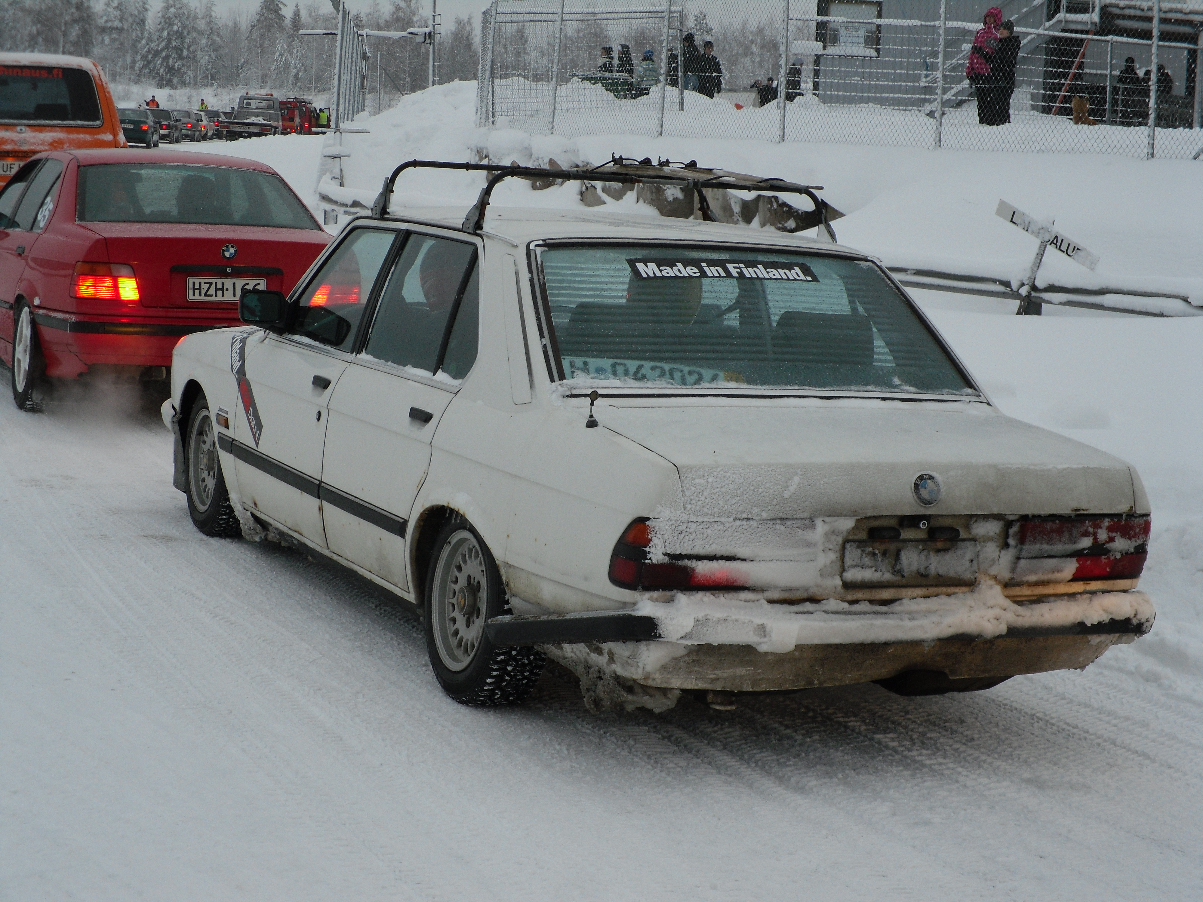 Radalle.com HyvinkÃ¤Ã¤ 21.1.2012 jÃ¤Ã¤ratapÃ¤ivÃ¤, BMW Made in Finland