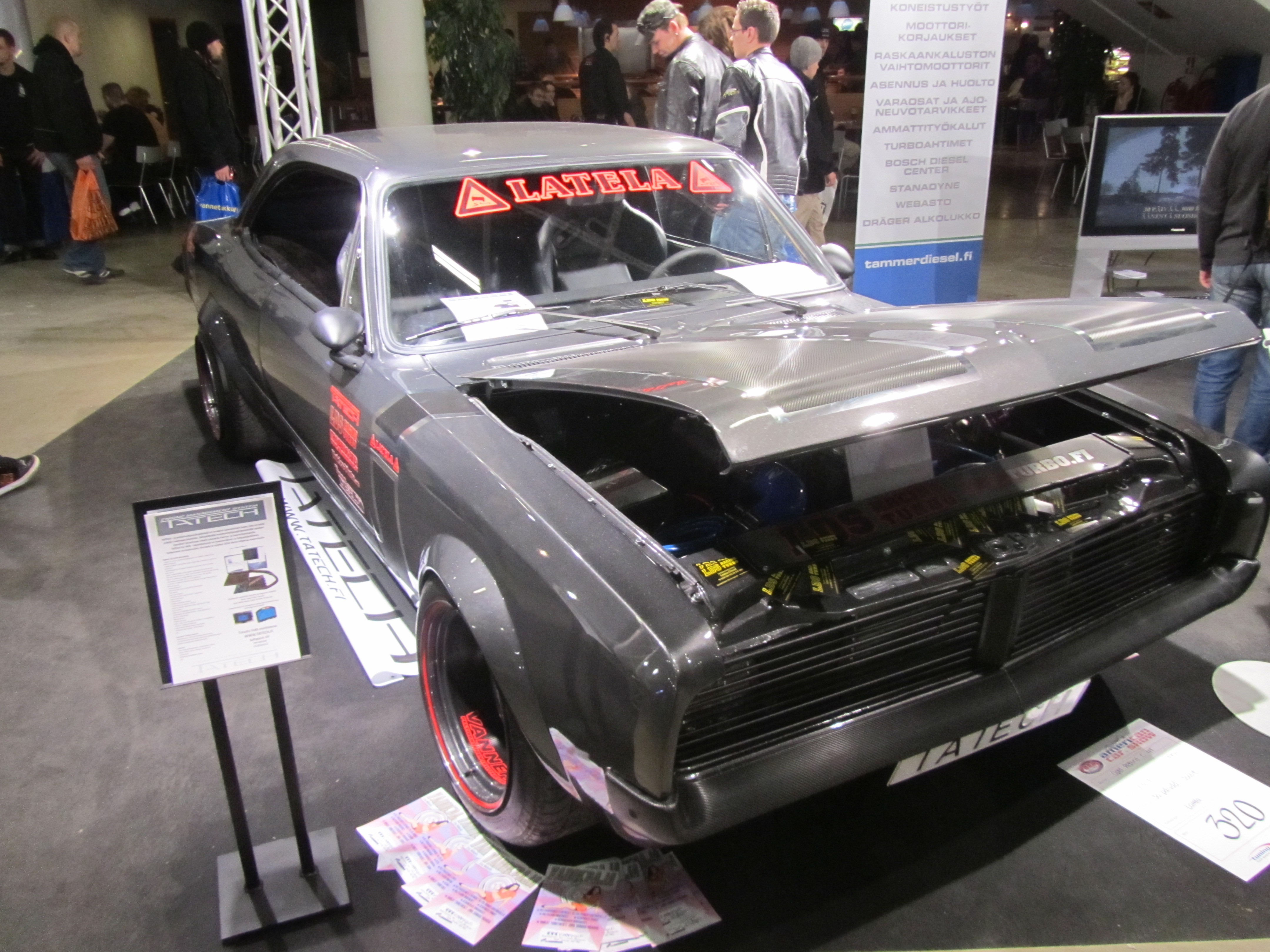 ACS, American Car Show 2012, Harmaa Latela Opel Rekord