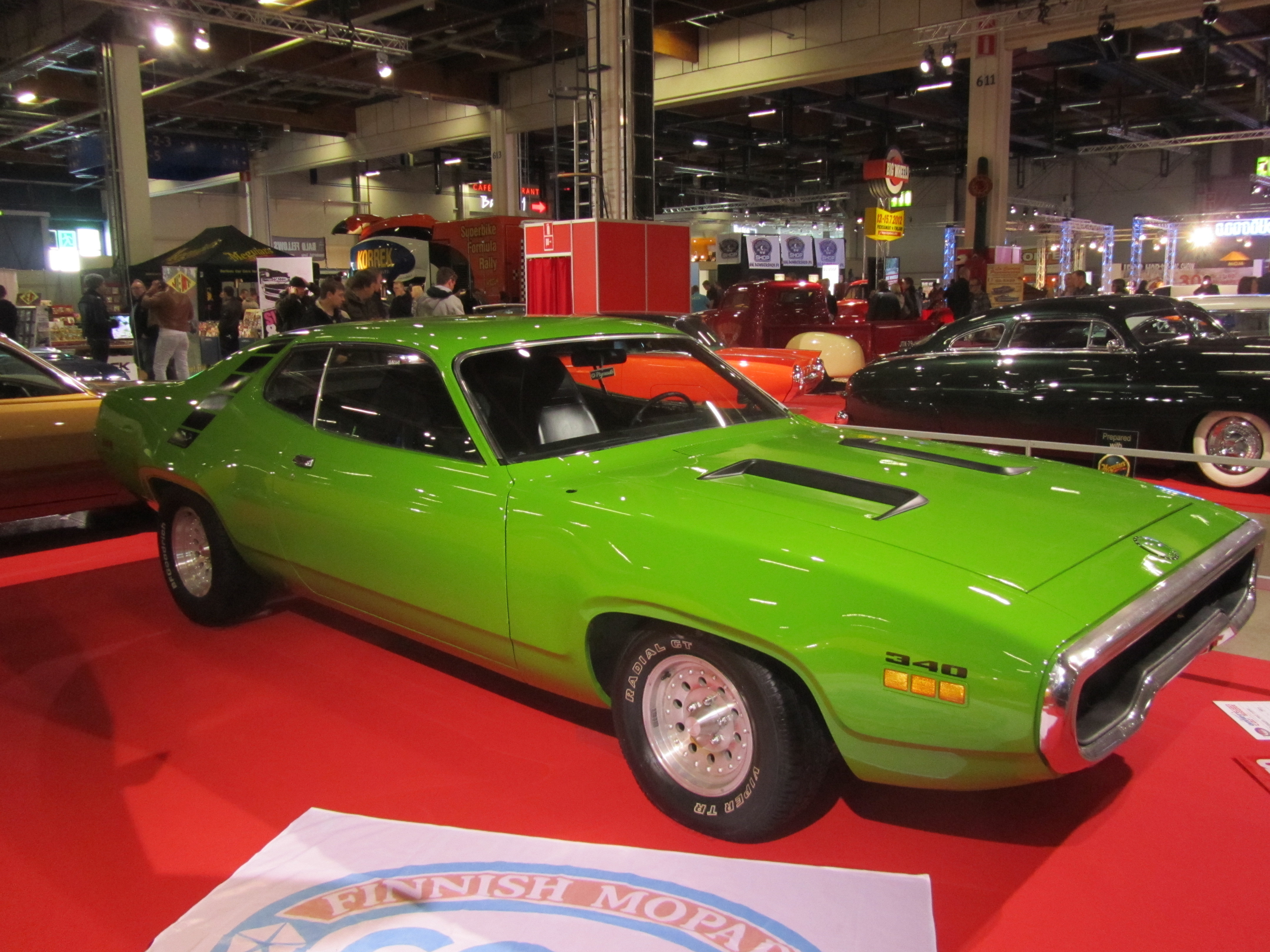 ACS, American Car Show 2012, VihreÃ¤ Plymouth Road Runner 340