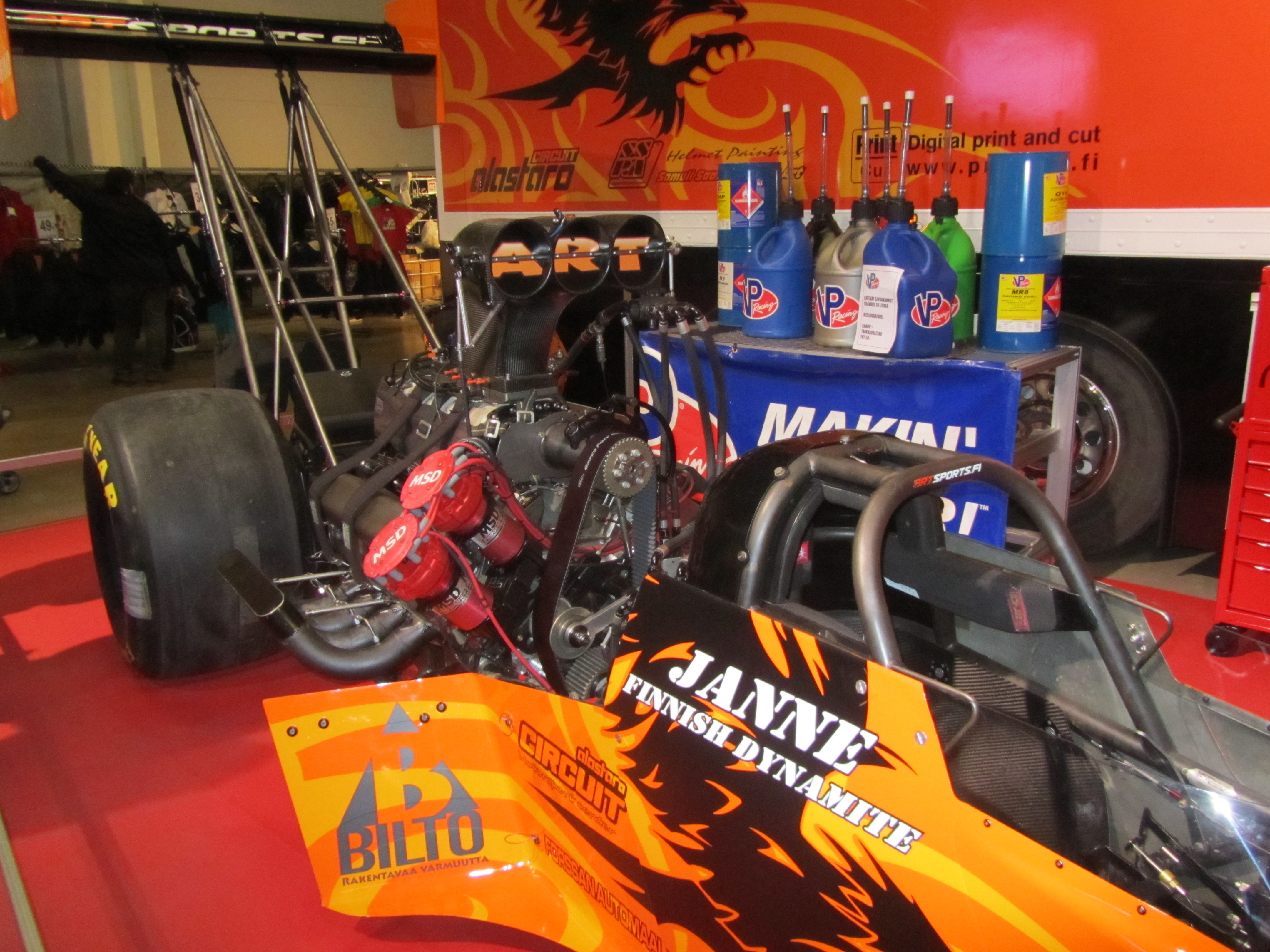 ACS, American Car Show 2012, Janne "Finnish Dynamite" Ahosen Dragster