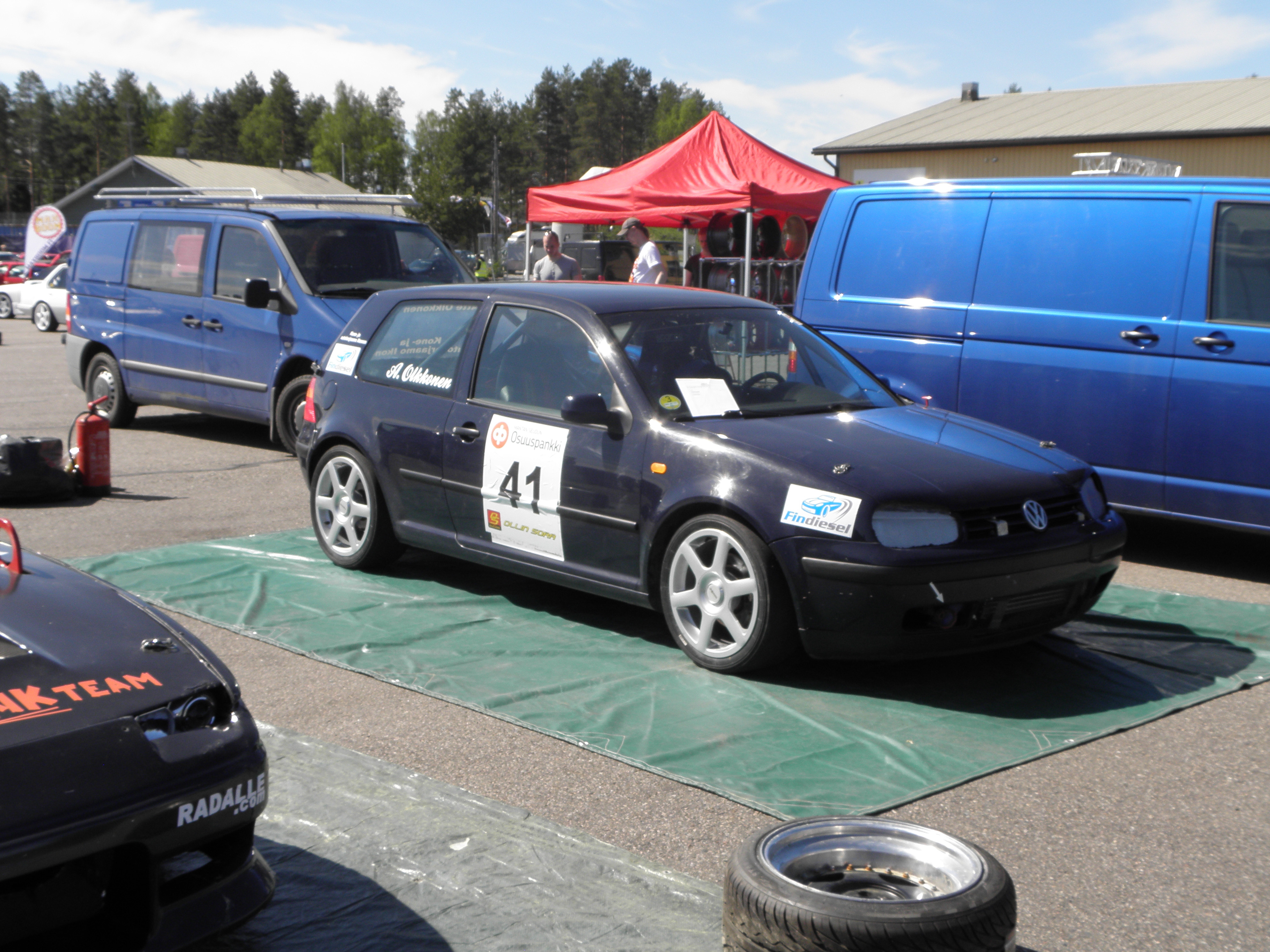 Radalle.com Kemora 9.6.2012, Timeattack-kilpailu, VW Golf