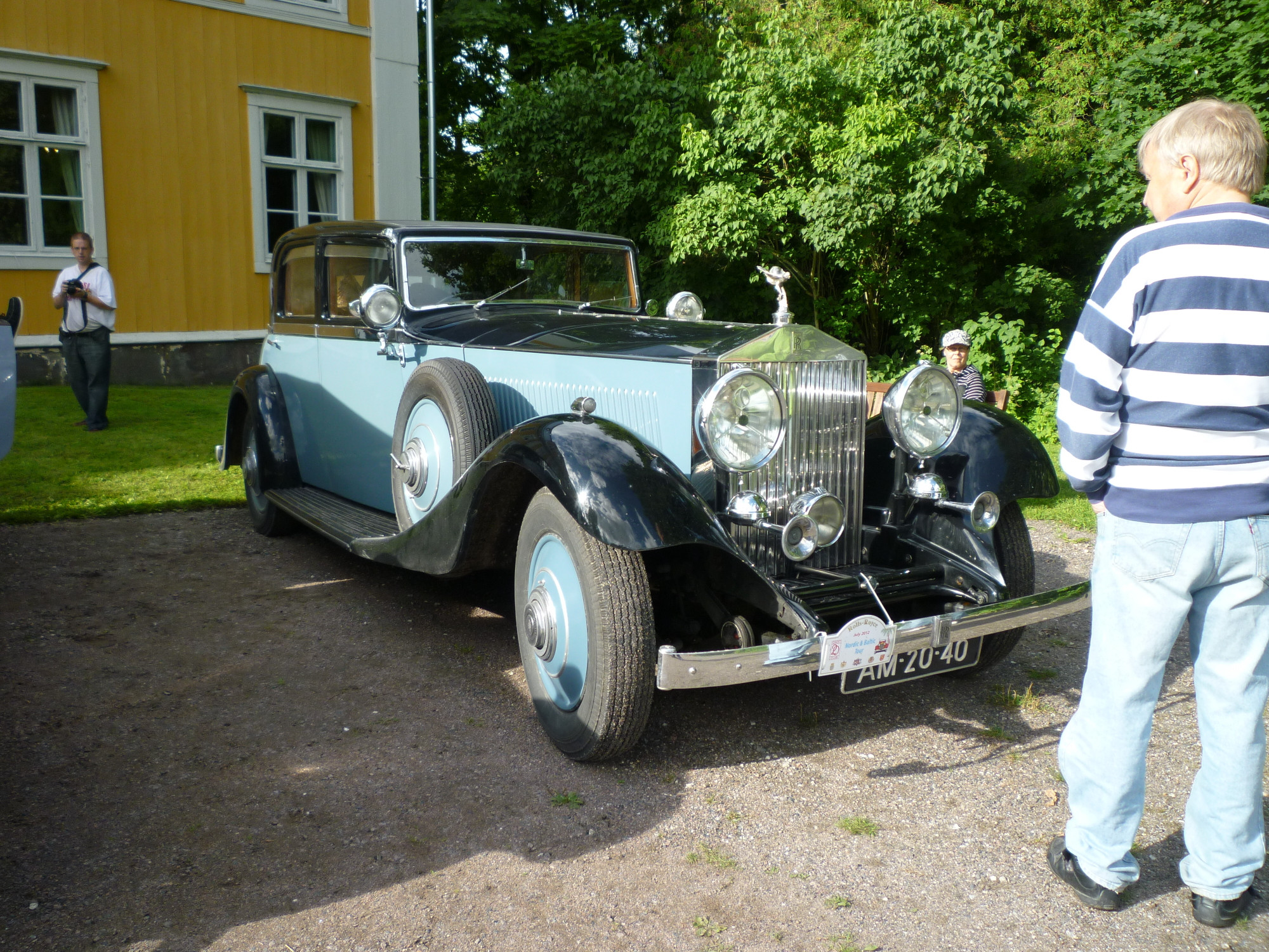 Rolls Royseja Mustion linnalla 17.7.2012