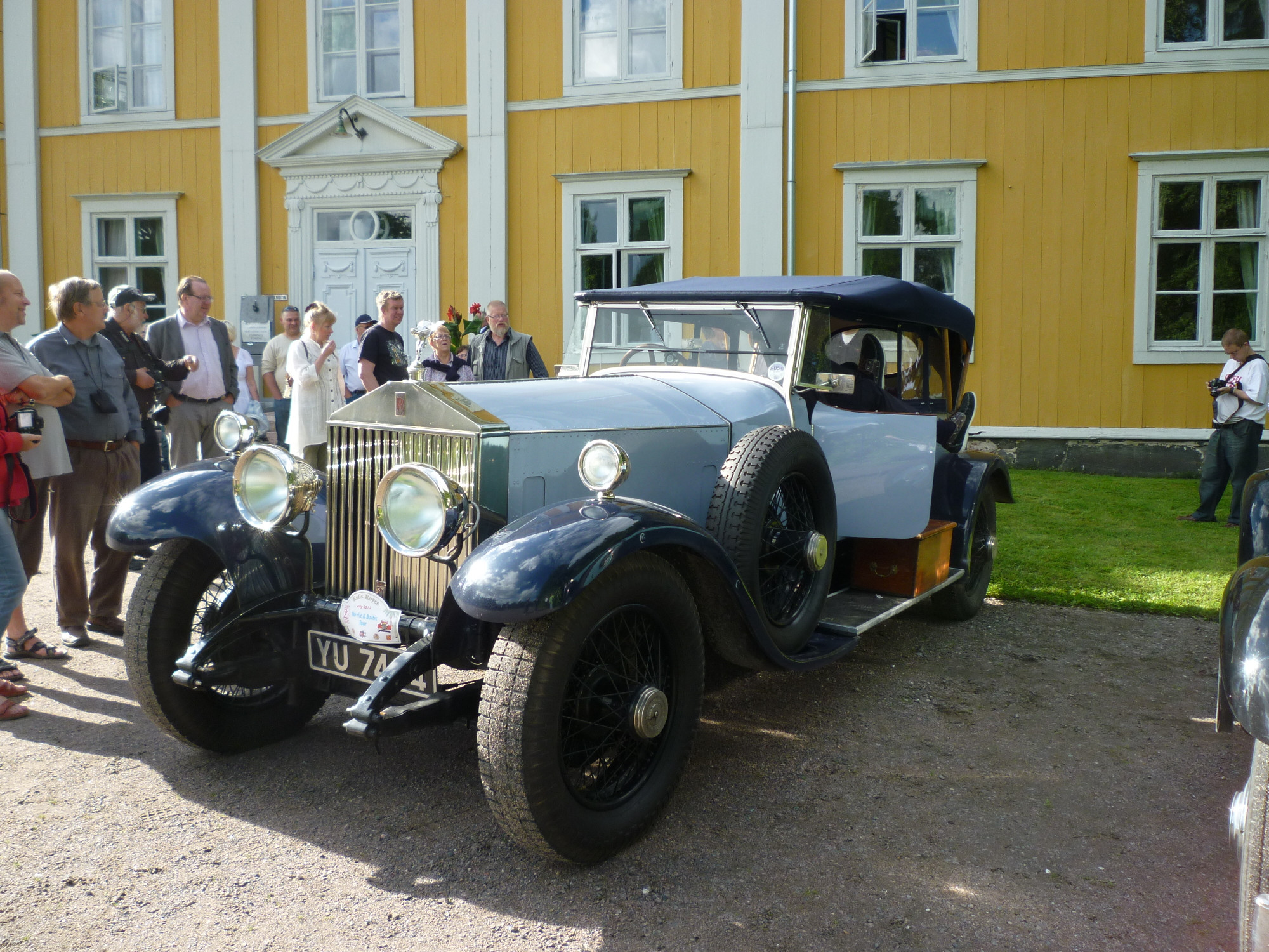 Rolls Royseja Mustion linnalla 17.7.2012