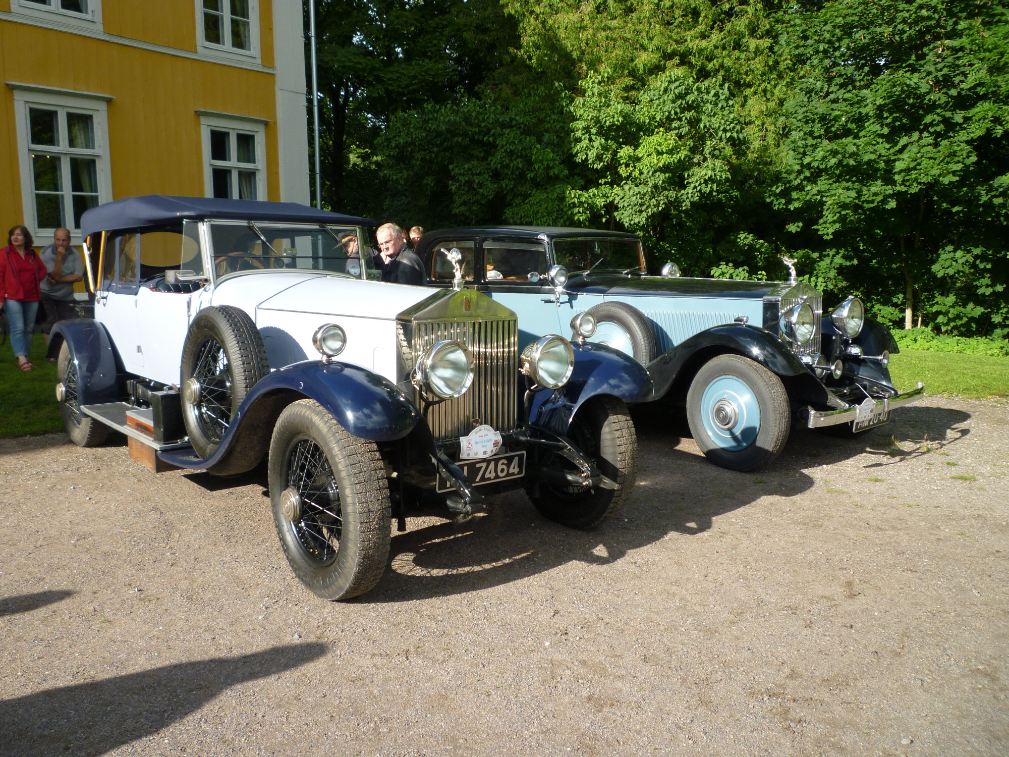 Rolls Royseja Mustion linnalla 17.7.2012