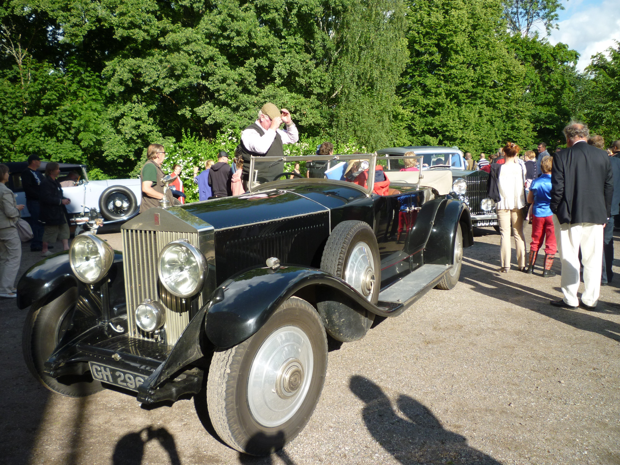 Rolls Royseja Mustion linnalla 17.7.2012