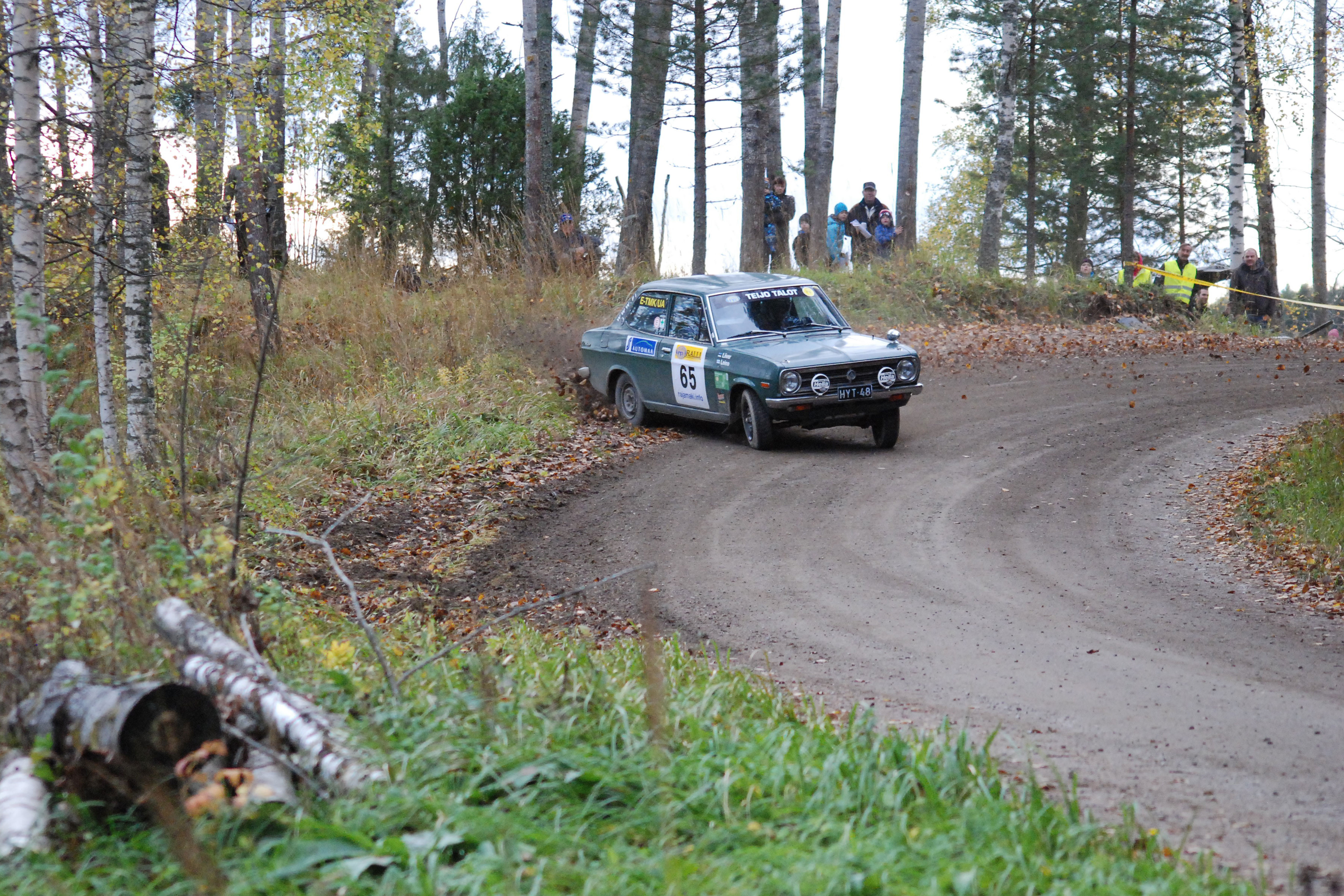 Teijo Talot ralli 6.10.2012 Tuulos, Datsun Finn