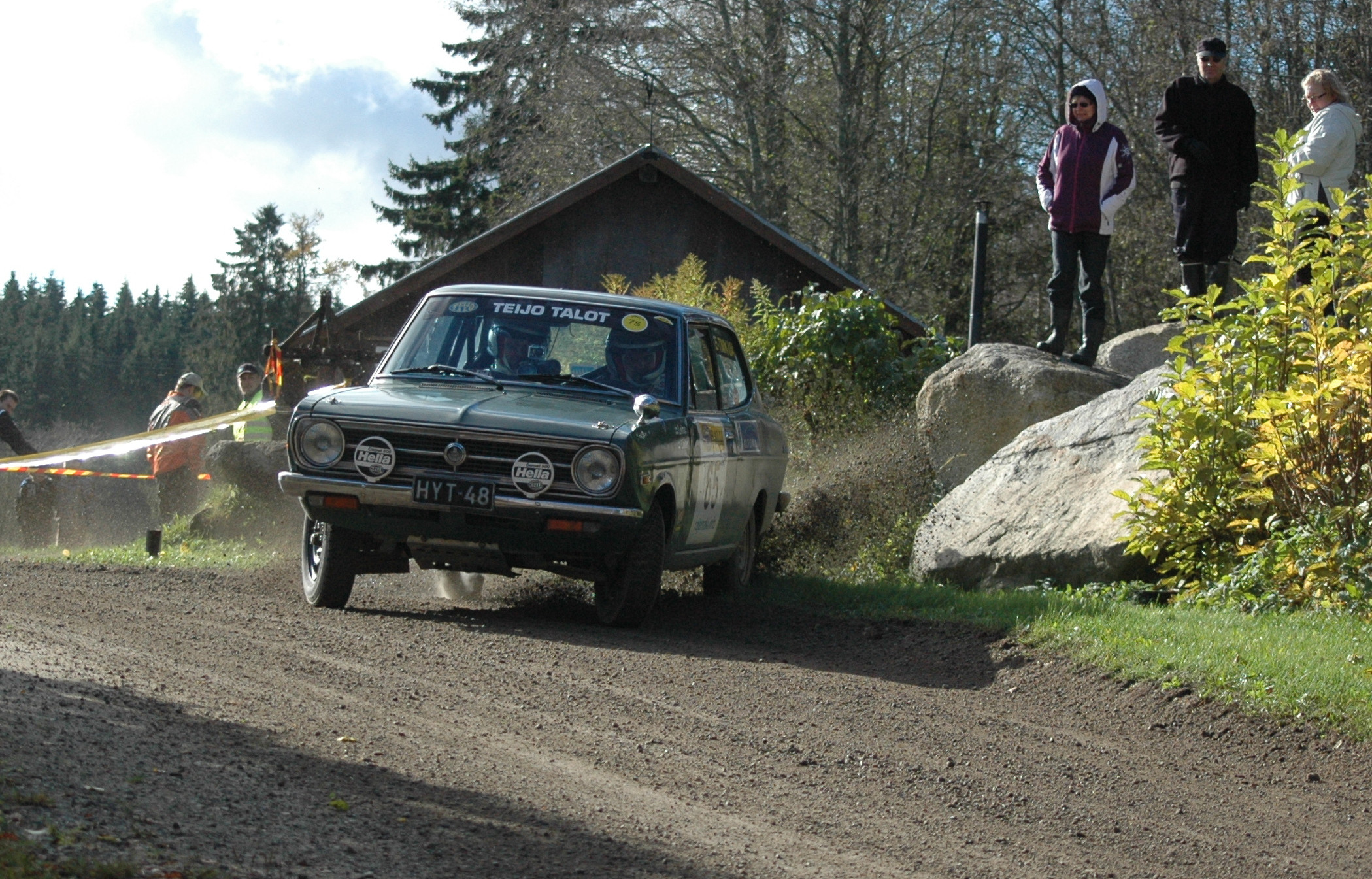 Teijo Talot ralli 6.10.2012 Tuulos, Datsun Finn