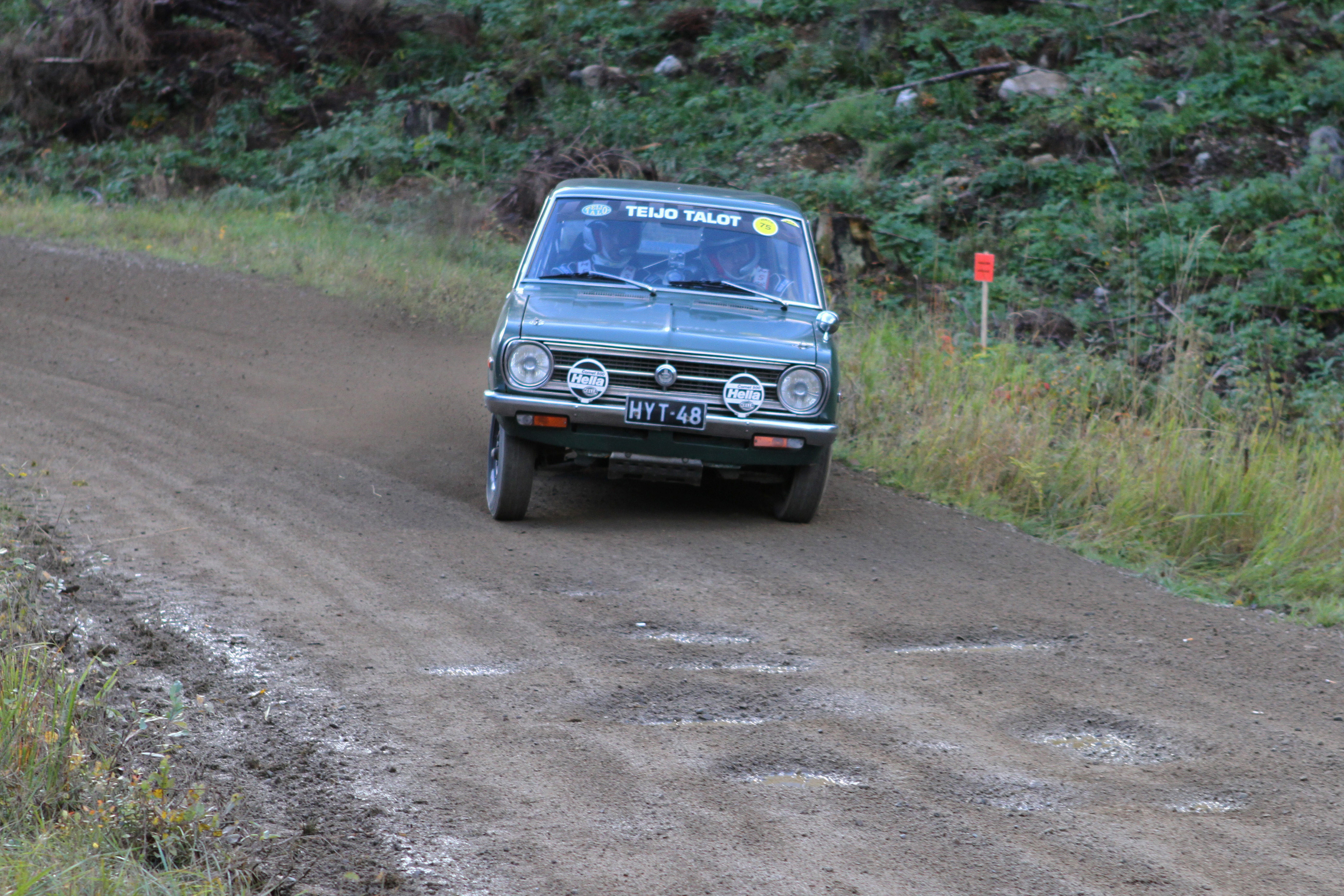 Teijo Talot ralli 6.10.2012 Tuulos, Datsun Finn