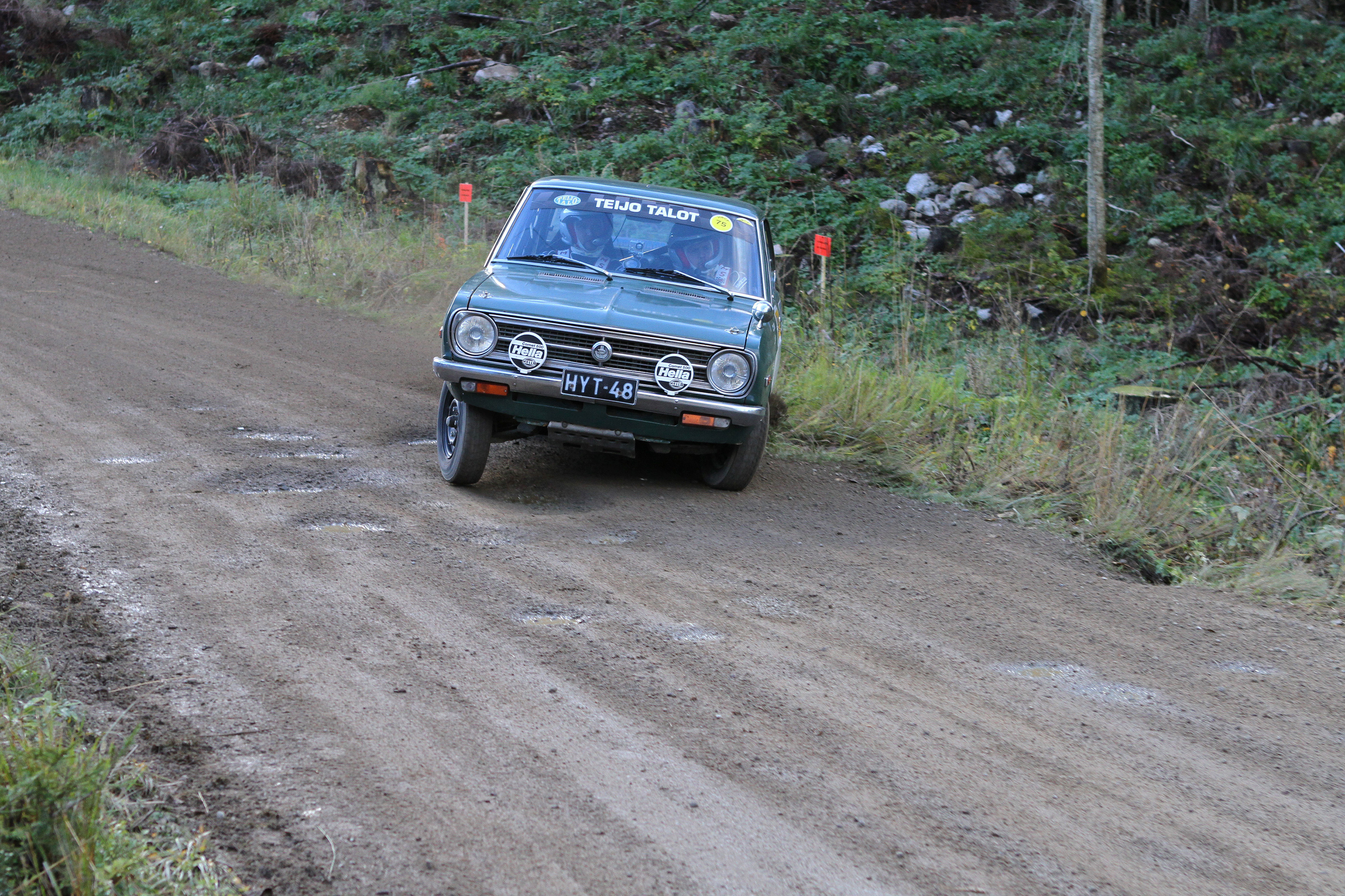 Teijo Talot ralli 6.10.2012 Tuulos, Datsun Finn