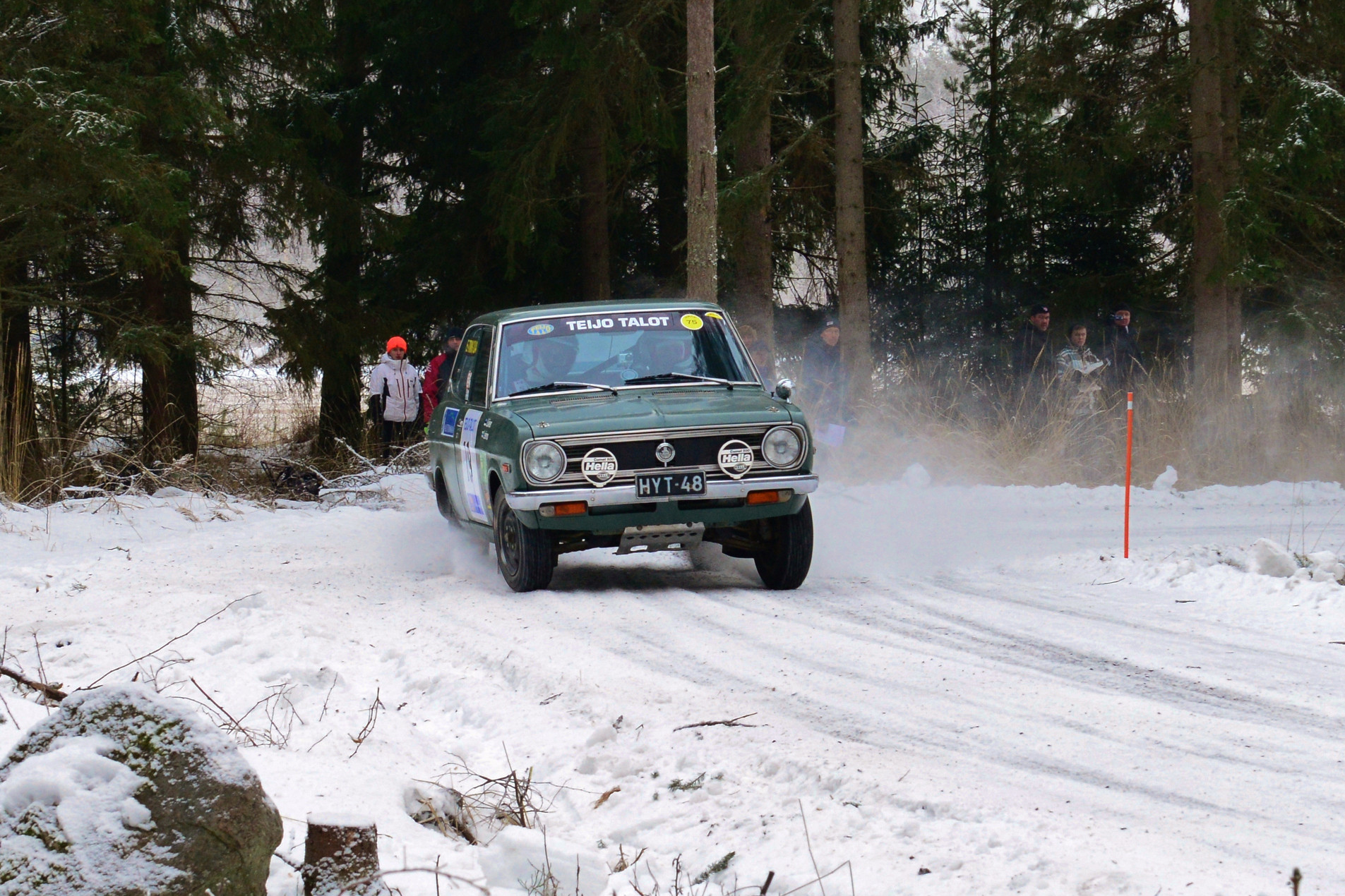 Plus Katsastus ralli 2.2.2013 PÃ¶ytyÃ¤, Datsun