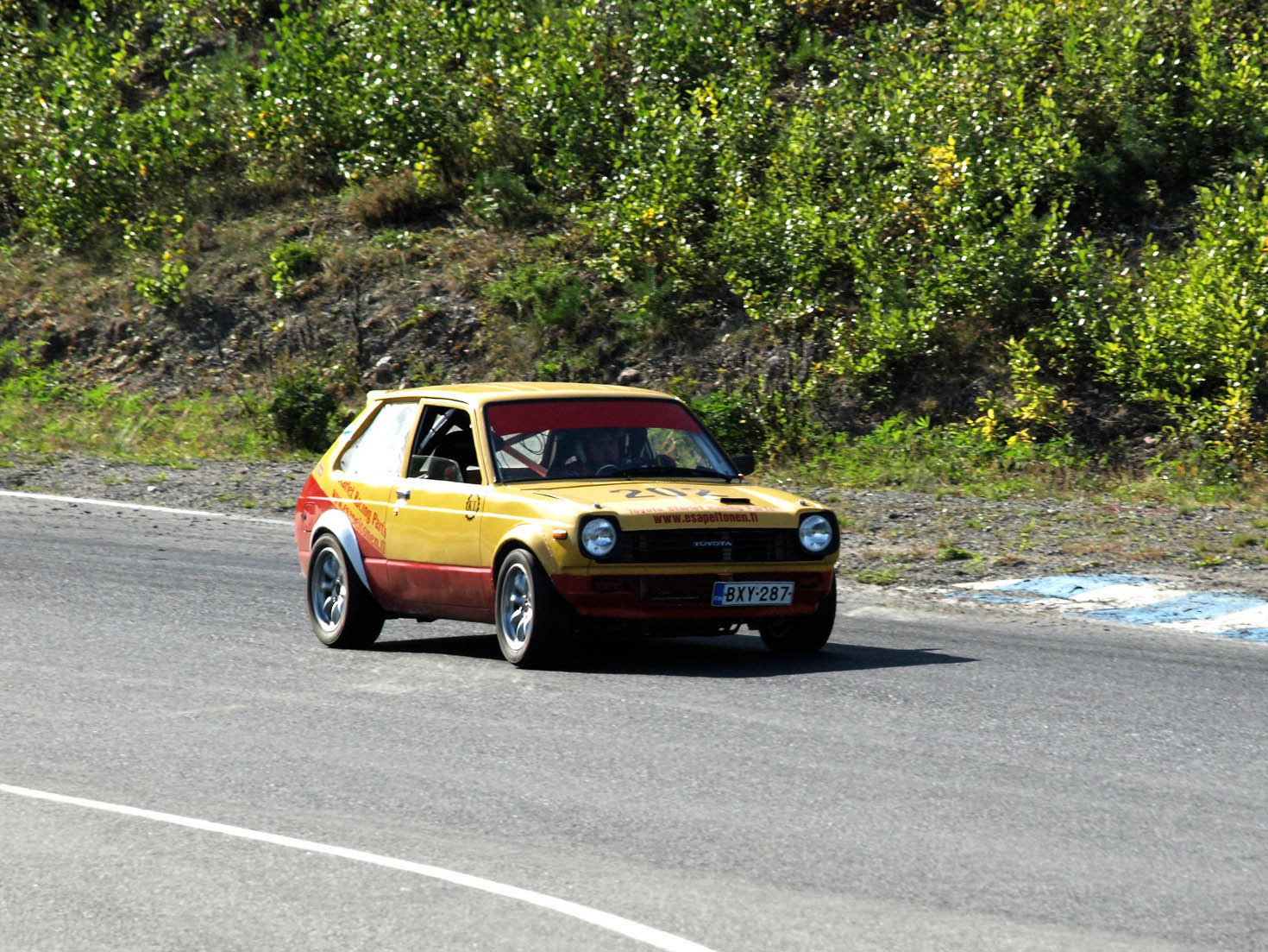 Fintoys ratapÃ¤ivÃ¤ 24.8.2013 Ahvenisto Race Circuit, Peltosen Starlet KP60