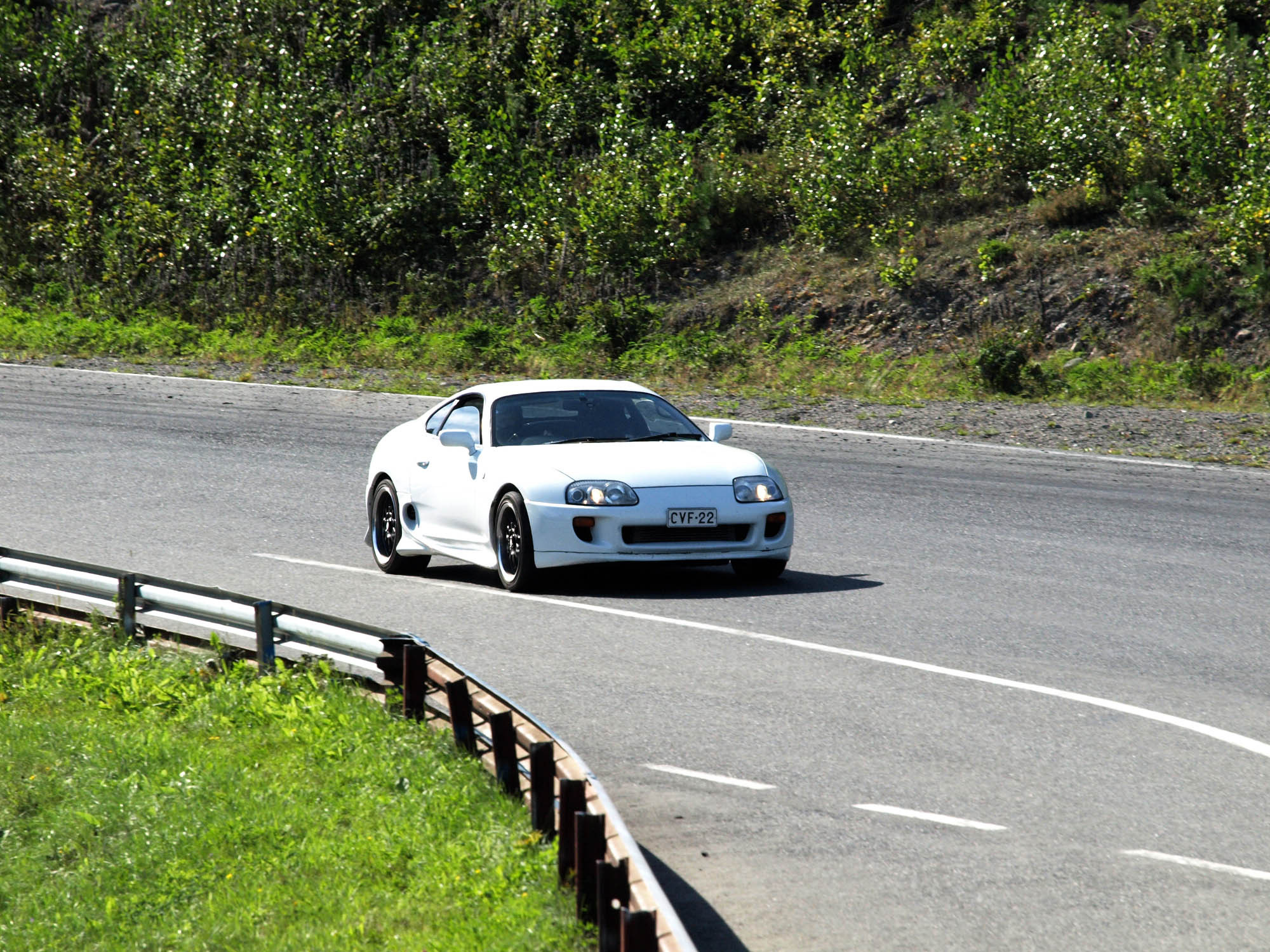 Fintoys ratapÃ¤ivÃ¤ 24.8.2013 Ahvenisto Race Circuit, Toyota Supra, valkoinen