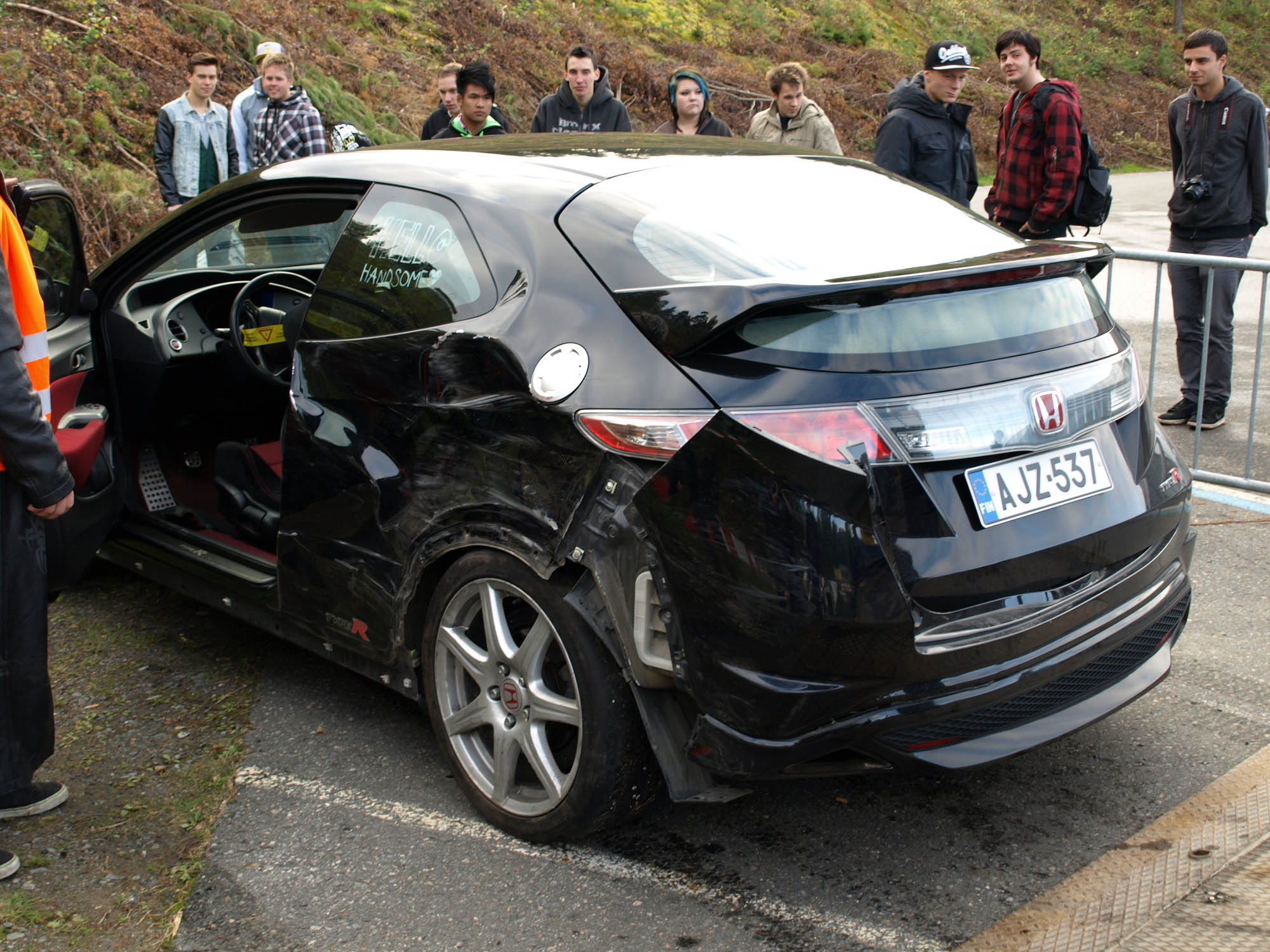 Radalle.com Ahvenisto Finals 28.9.2013, Timeattack OMT, AJZ-537 Honda Civic TypeR