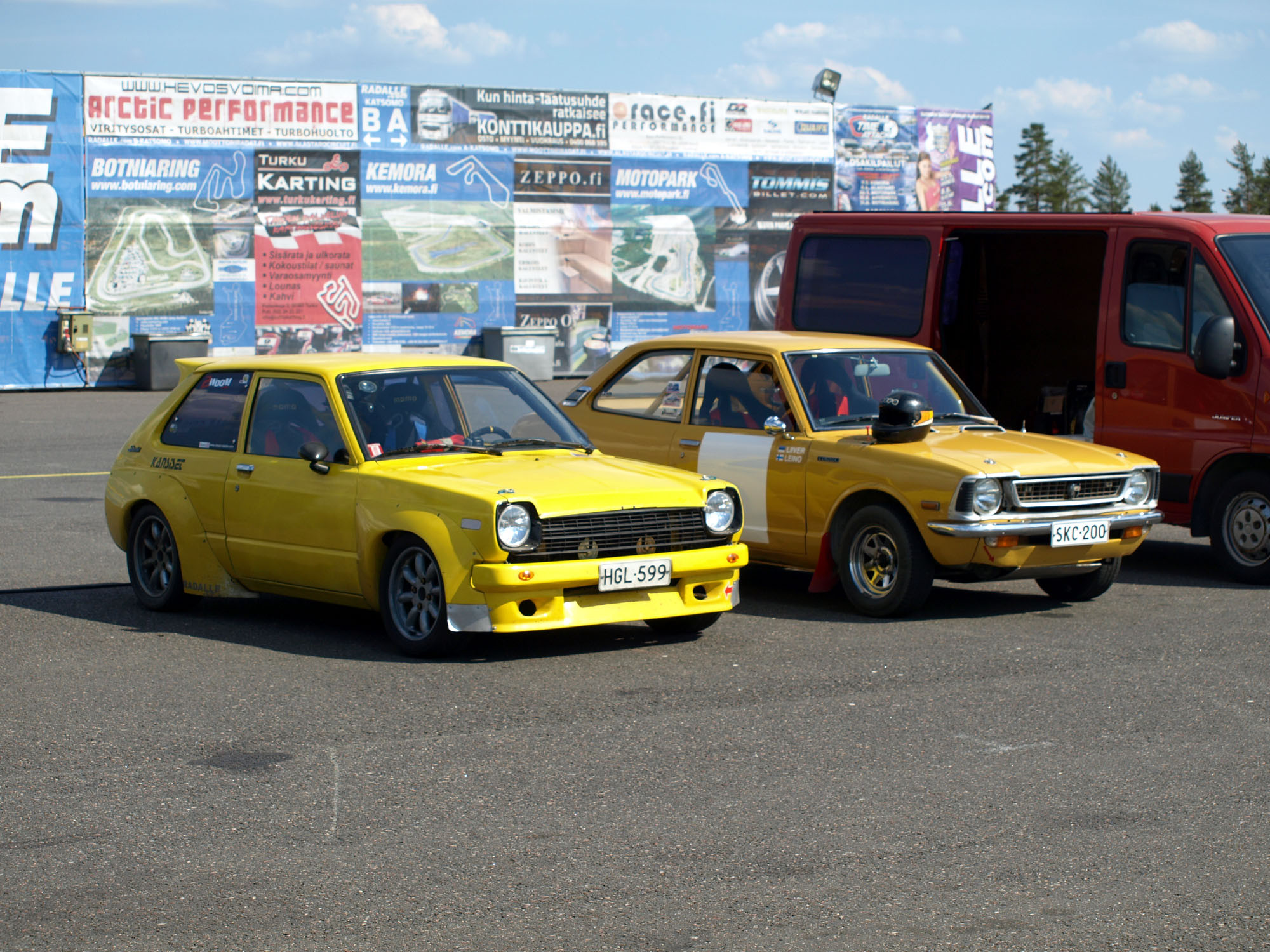 Fintoys ratapÃ¤ivÃ¤ 23.5.2014 Alastaro Circuit, Old toyotas: Starlet & Corolla