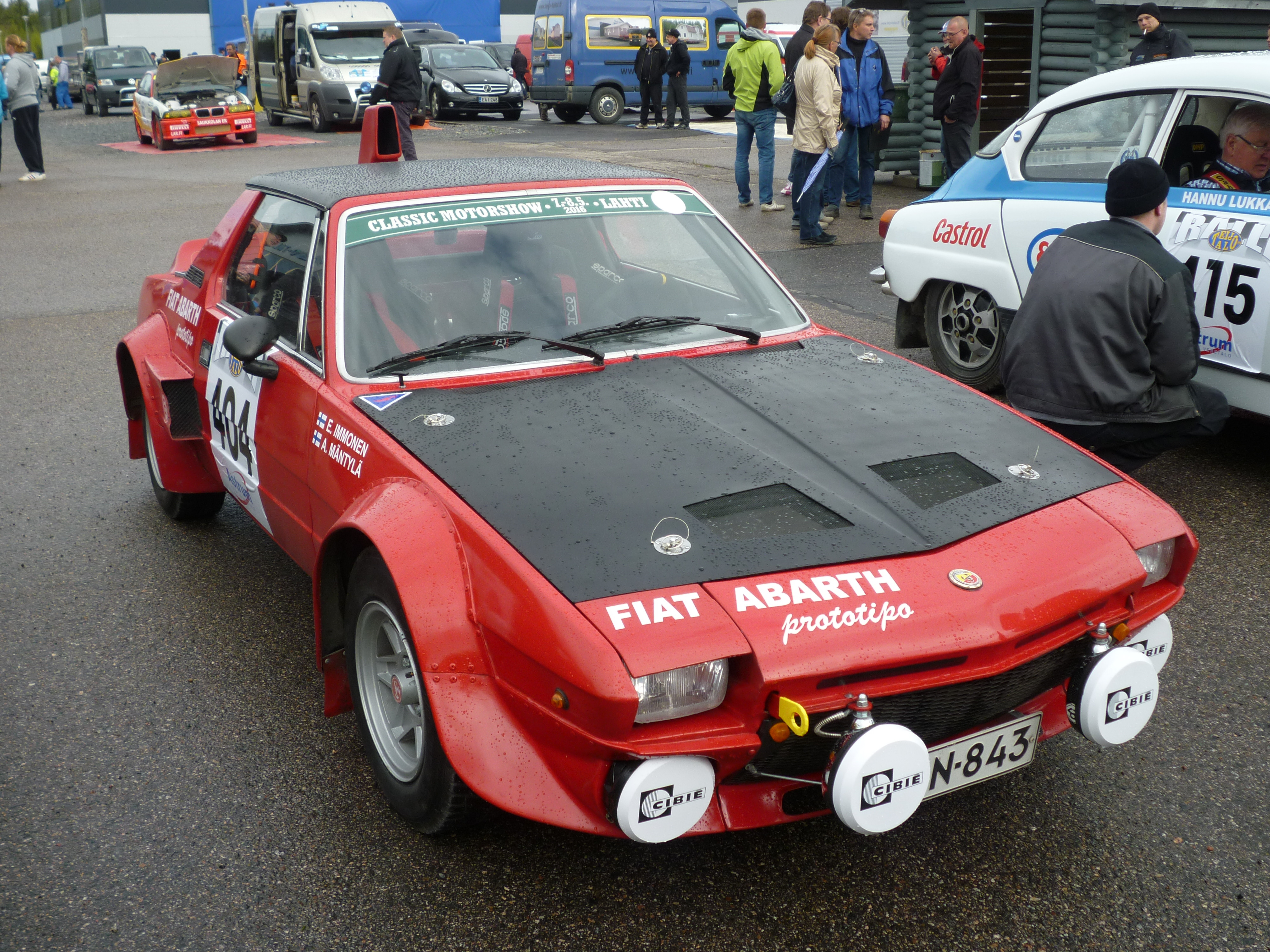 Teijo Talot Ralli 23.5.2015 Salo, Fiat Abarth prototipo