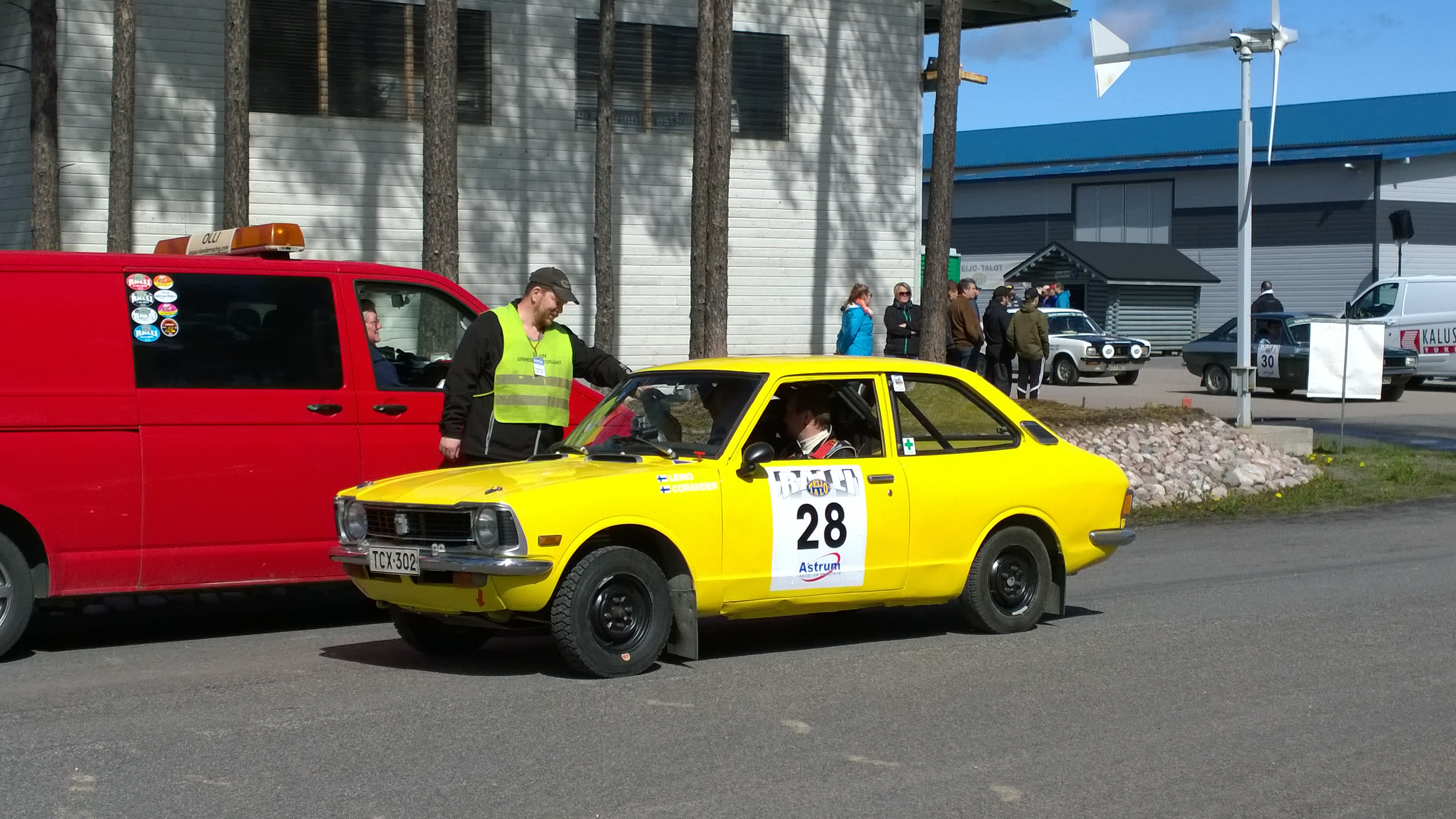 Teijo Talot Ralli 23.5.2015 Salo, Keltainen pikku-Corolla