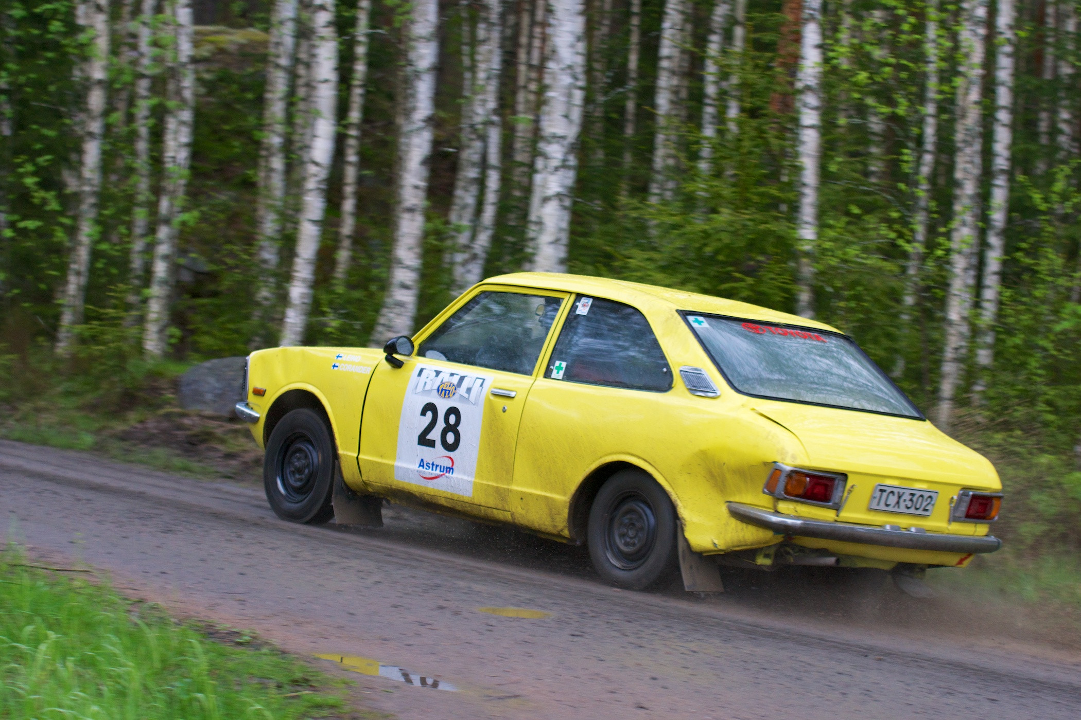 Teijo Talot Ralli 23.5.2015 Salo, Keltainen pikku-Corolla