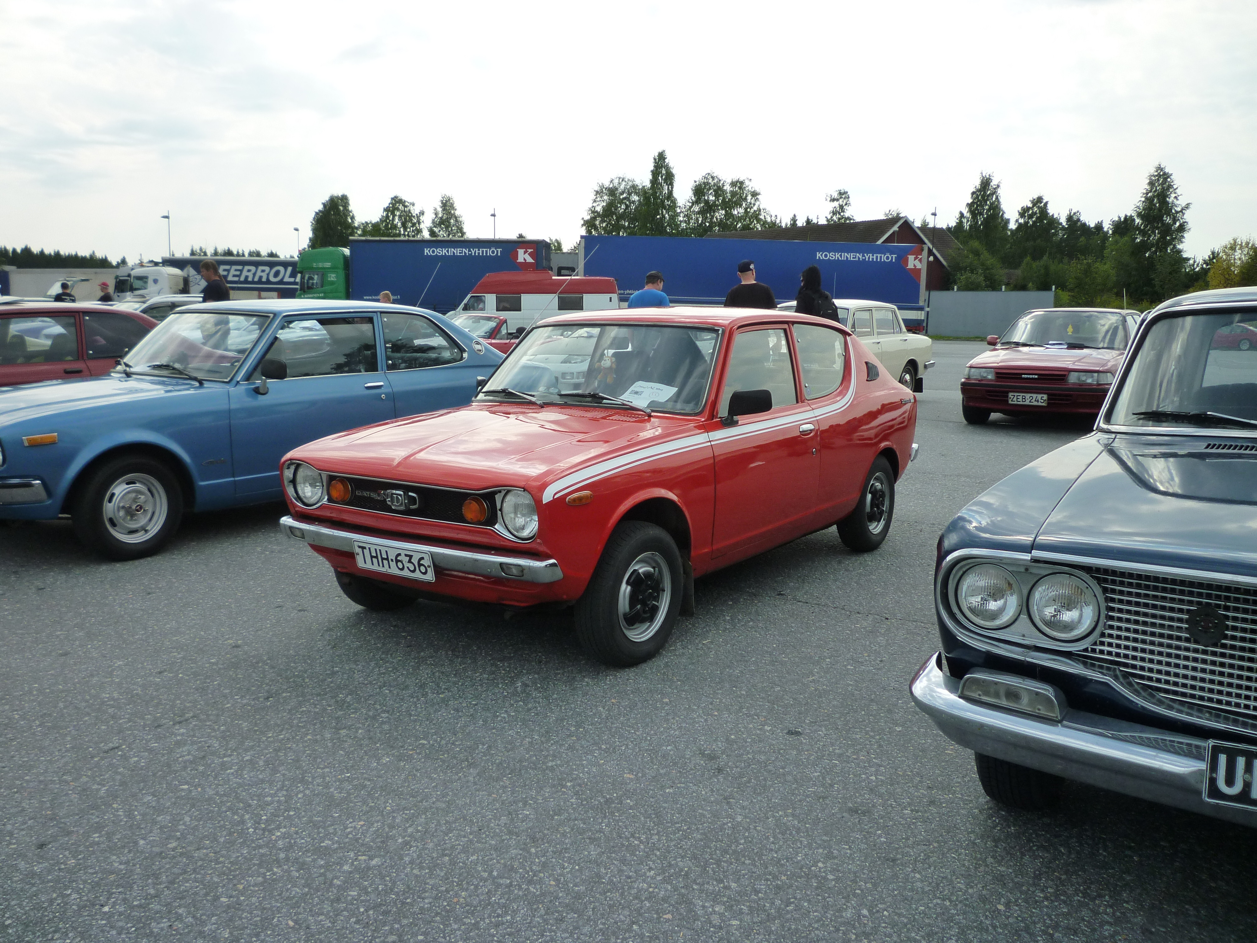 FinnJae Meeting 7-9.8.2015 Lappeenranta, Punainen Datsun 100A