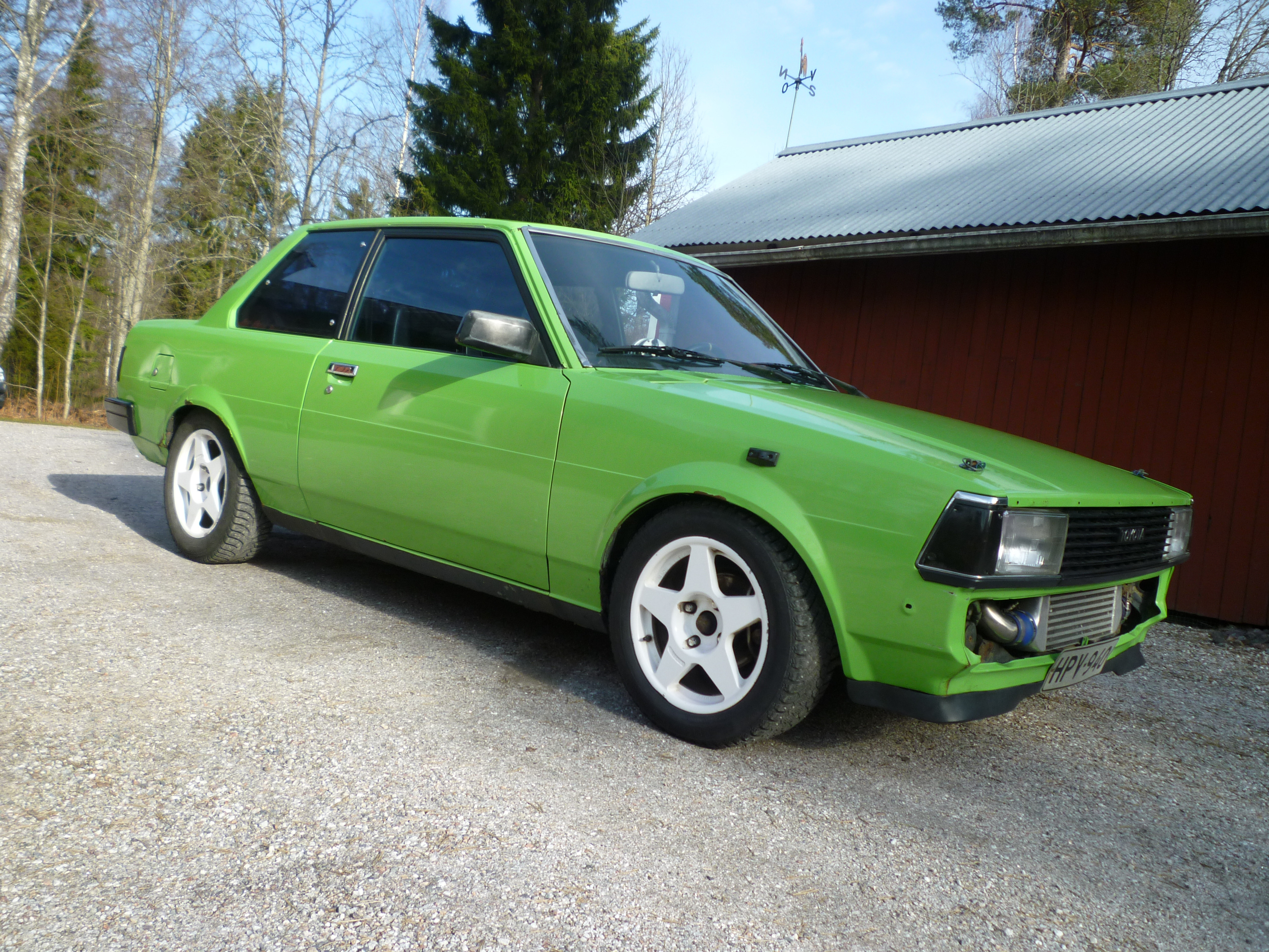 Turbo dx -83, VihreÃ¤ Toyota Corolla KE70 DX