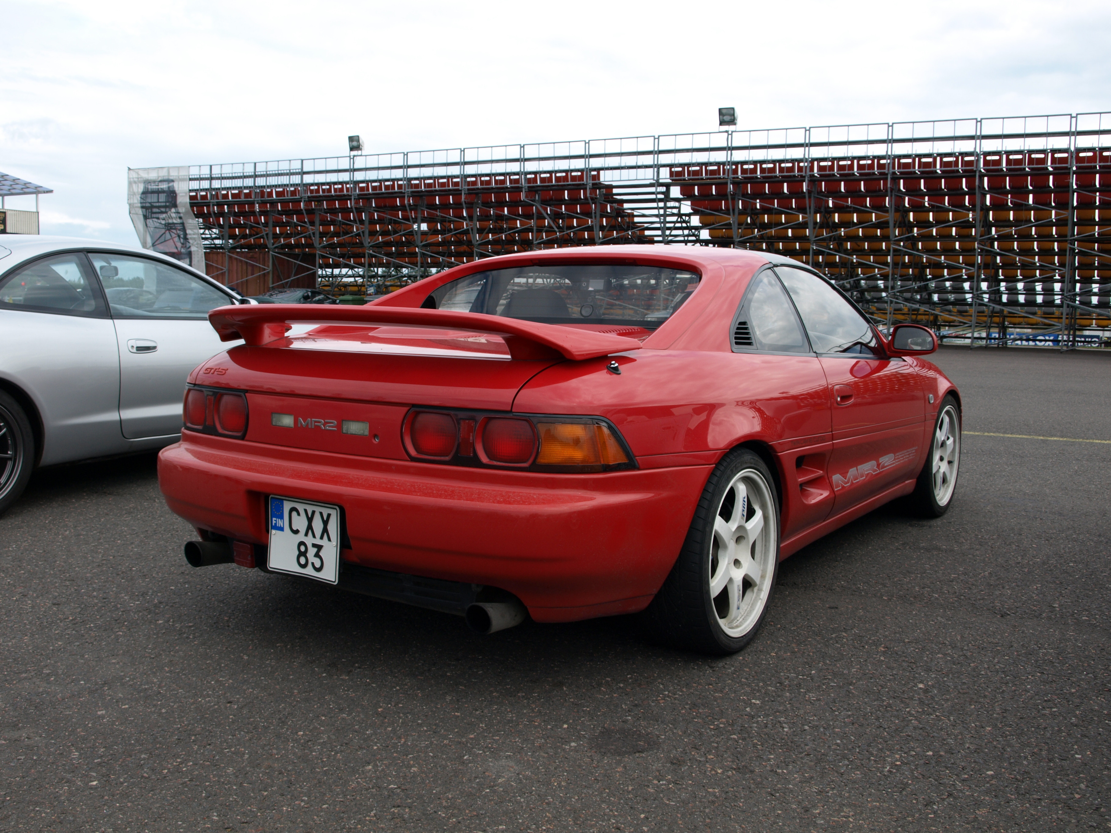 Fintoys ratapÃ¤ivÃ¤ 1.7.2016 Alastaro Circuit, Red Toyota MR2