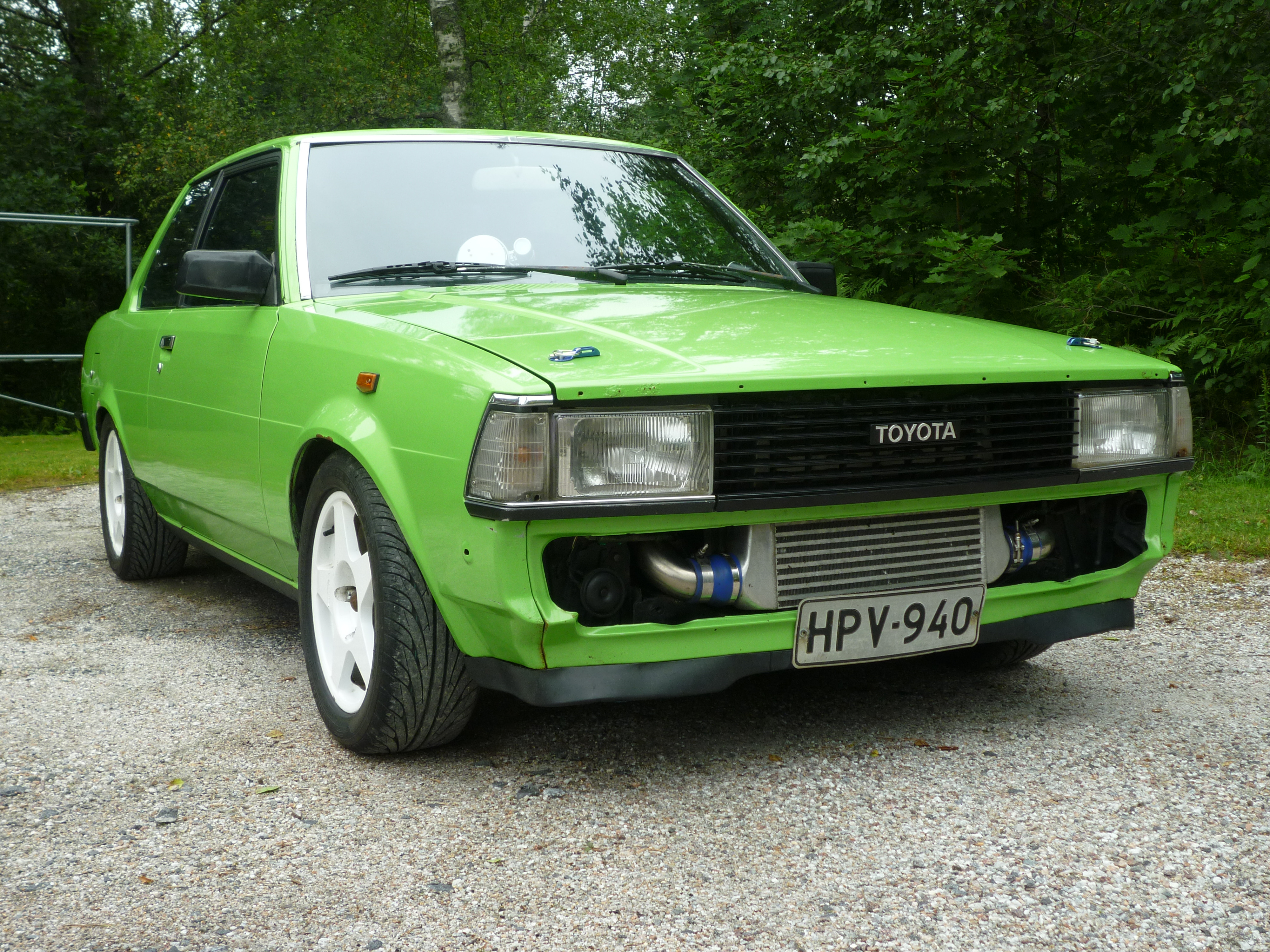 Turbo dx -83, VihreÃ¤ Toyota Corolla KE70 DX